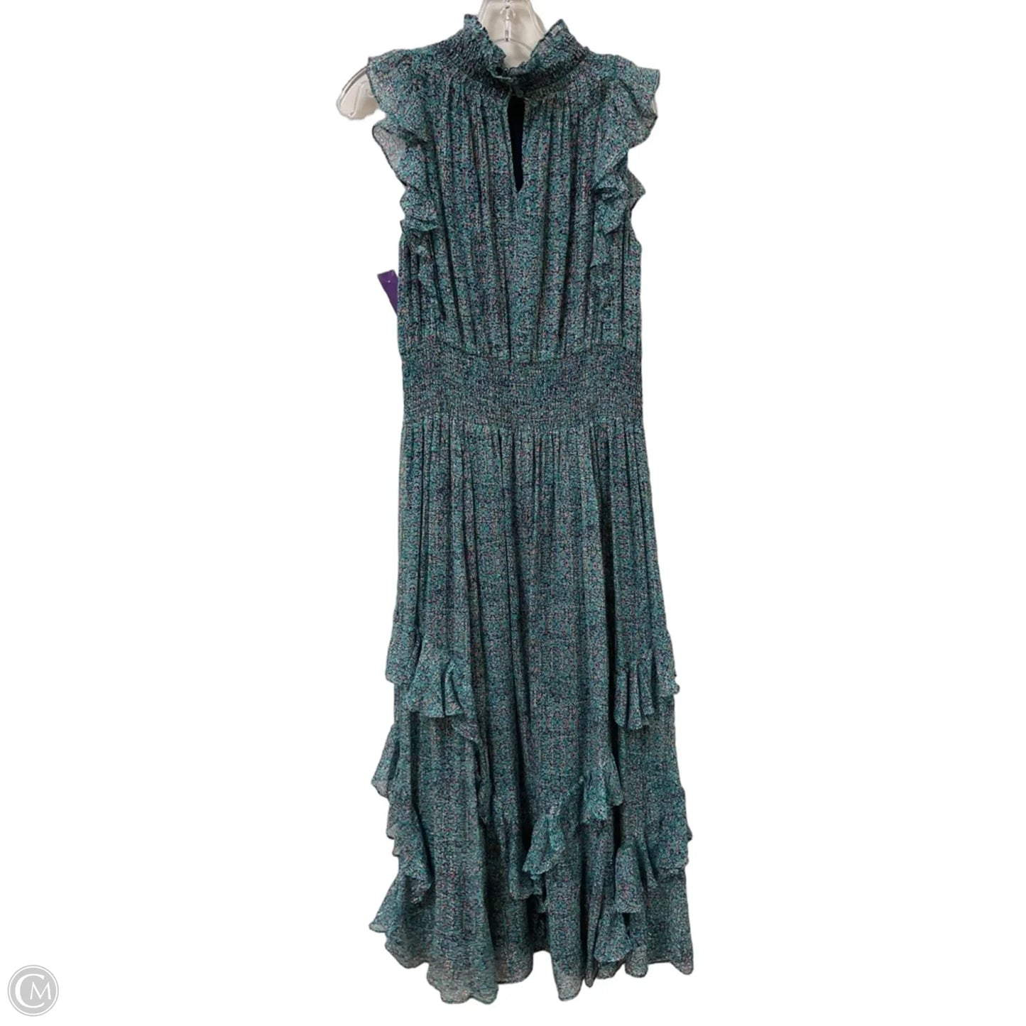Dress Casual Maxi By Rebecca Taylor In Blue, Size: M