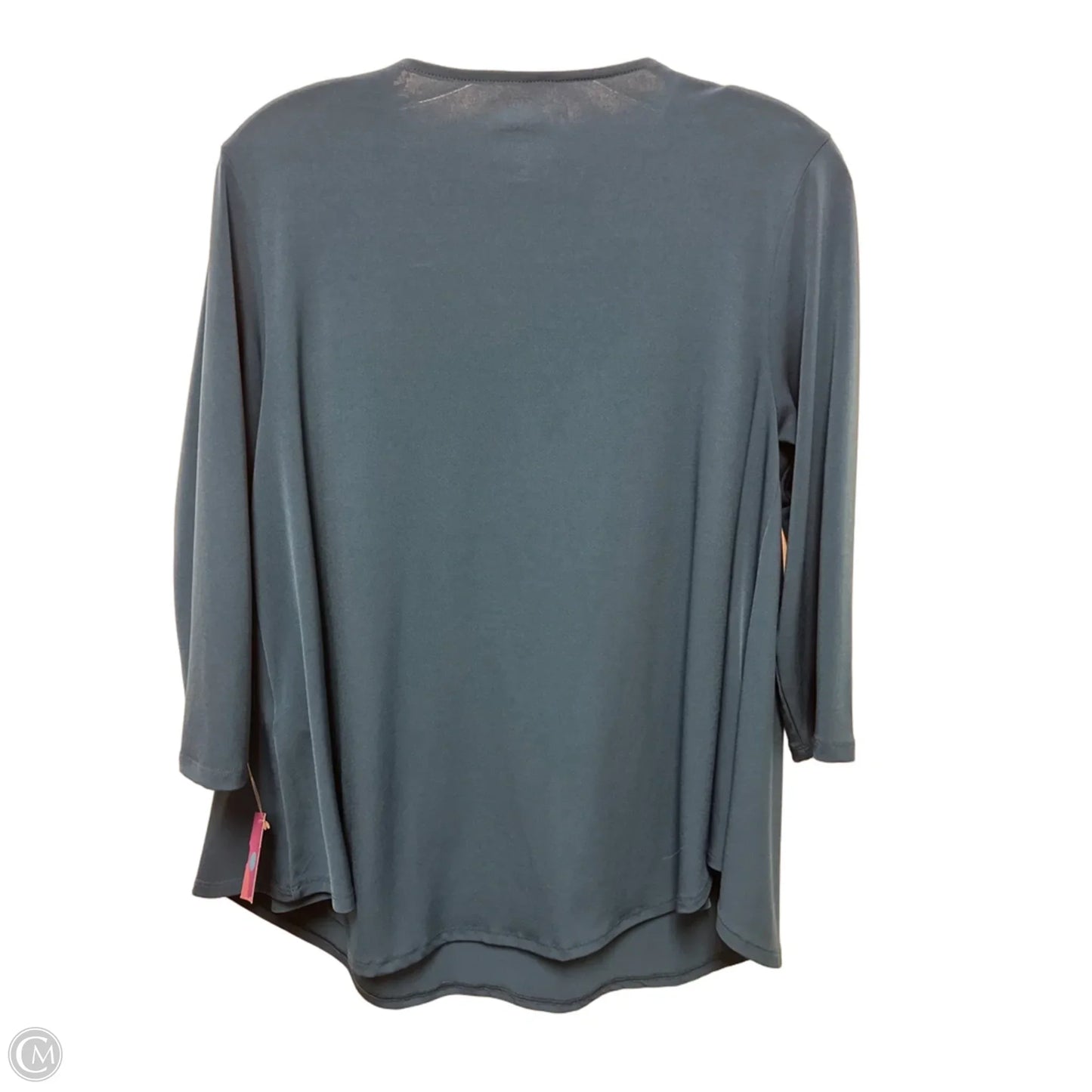 Top Long Sleeve By Chicos In Blue, Size: M