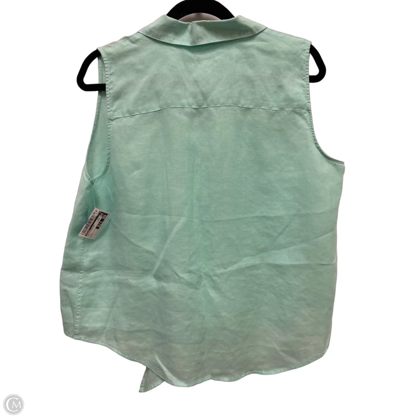Top Sleeveless By Chicos In Blue, Size: L