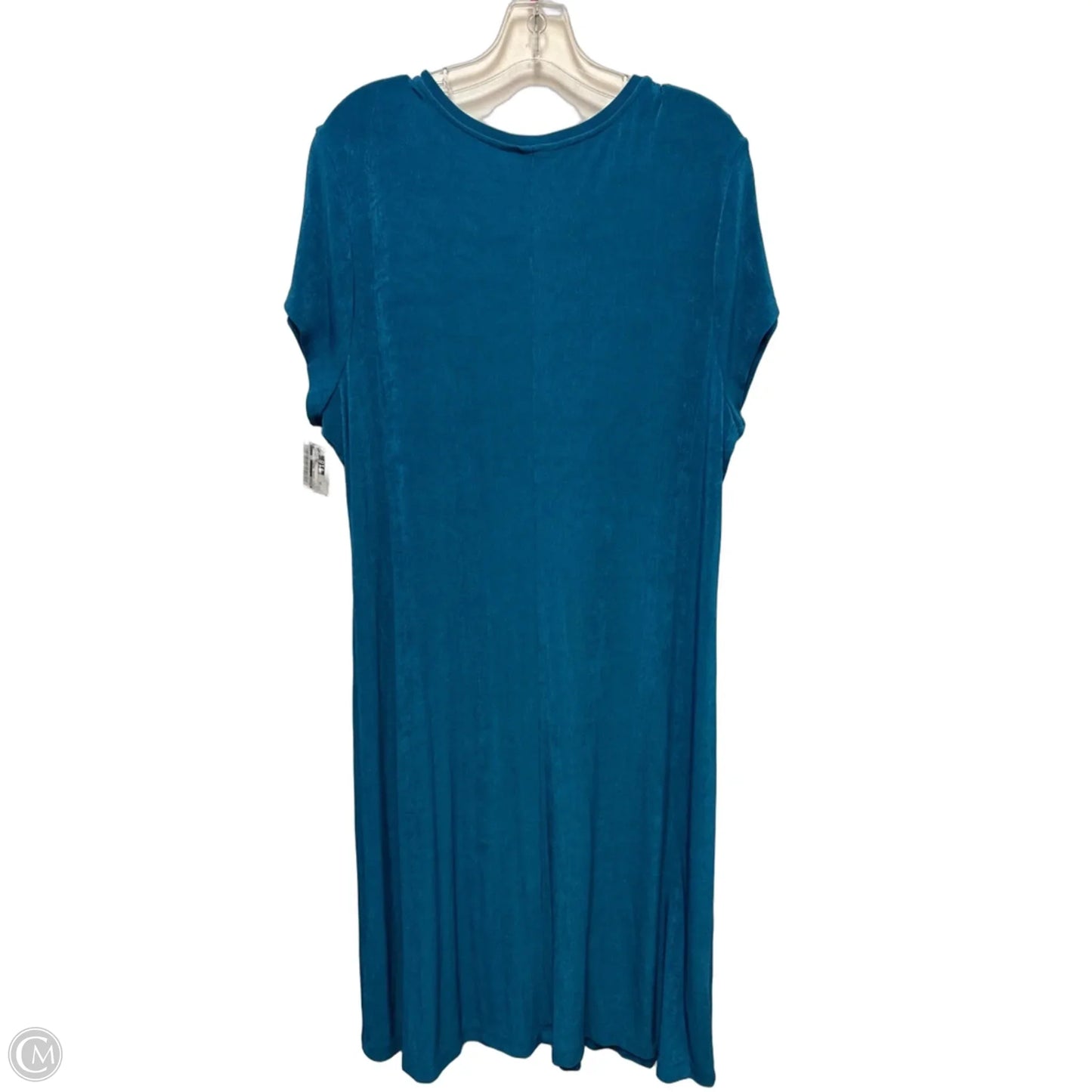 Dress Casual Maxi By Chicos In Blue, Size: 2x