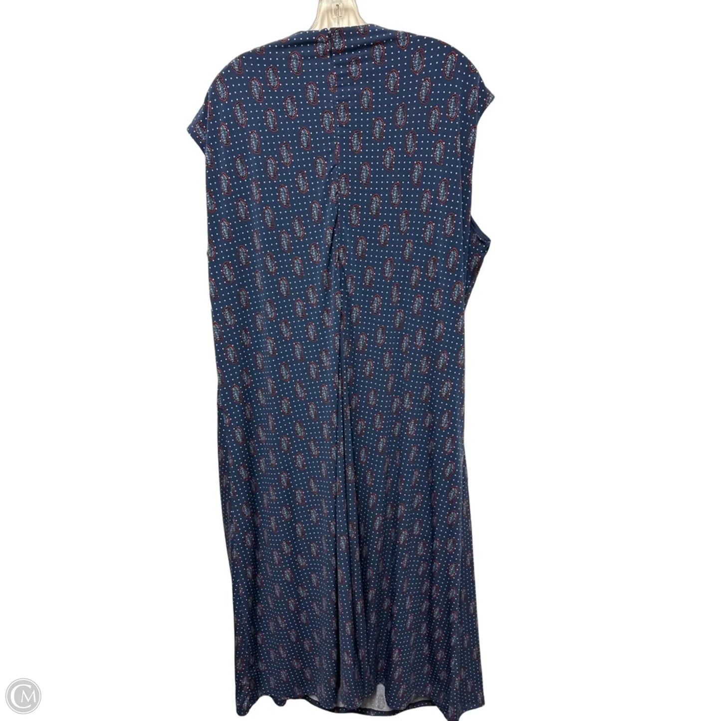 Dress Casual Maxi By Talbots In Blue, Size: 2x