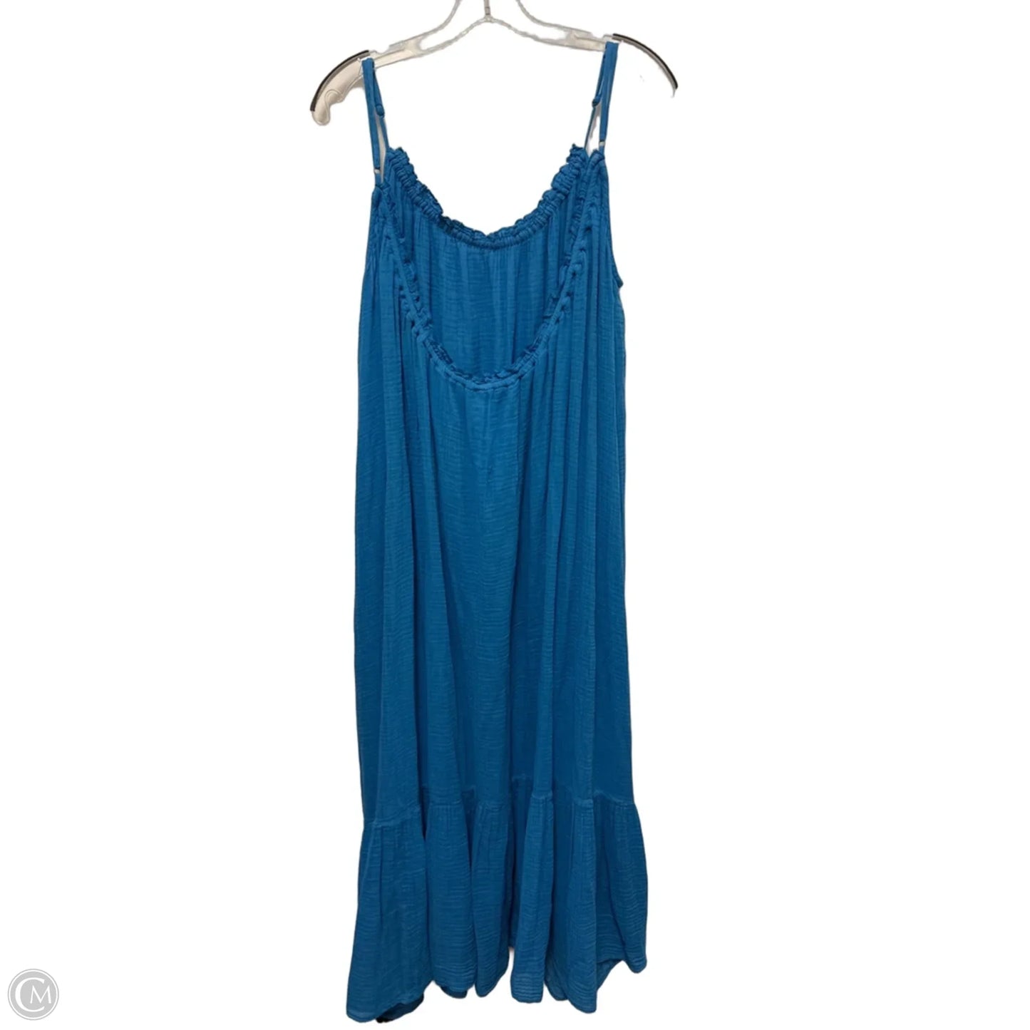 Dress Casual Maxi By Anthropologie In Blue, Size: Xl