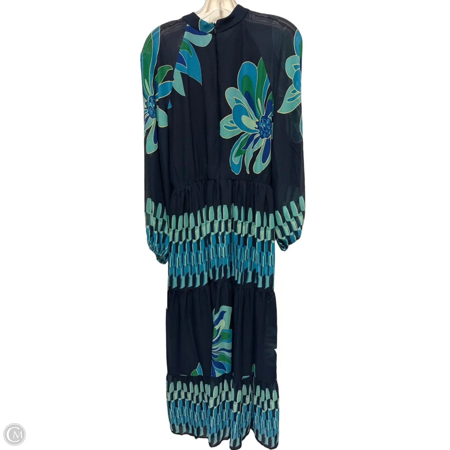 Dress Casual Maxi By Cmc In Navy, Size: L