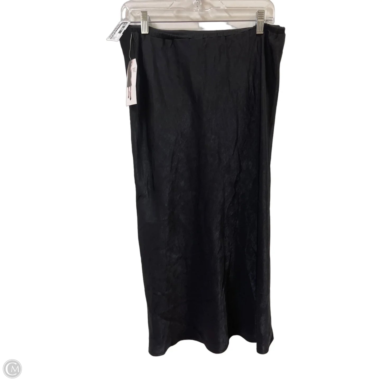 Skirt Midi By Time And Tru In Black, Size: 8