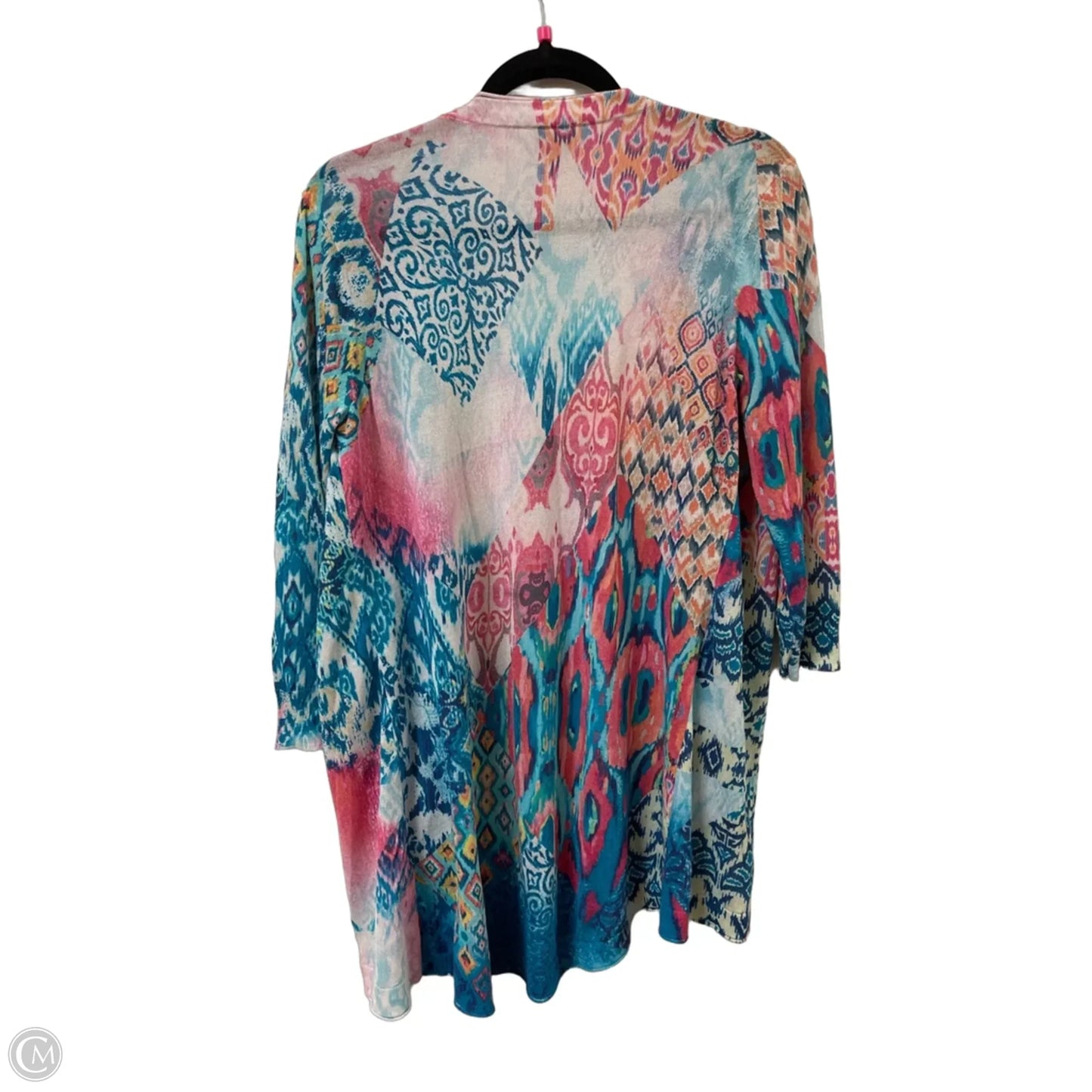 Sweater Cardigan By Chicos In Blue, Size: M