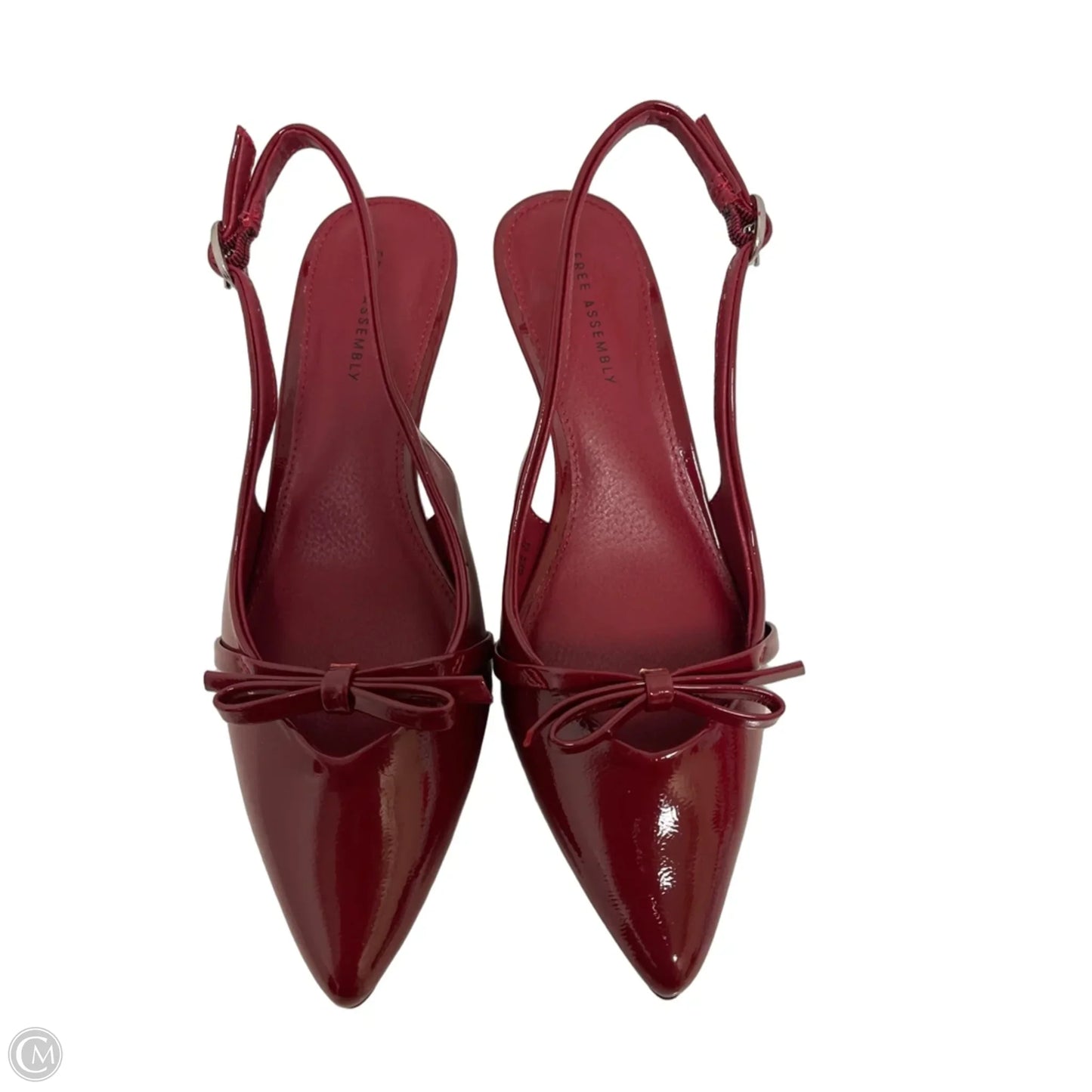Shoes Heels Kitten By Free Assembly In Red, Size: 6
