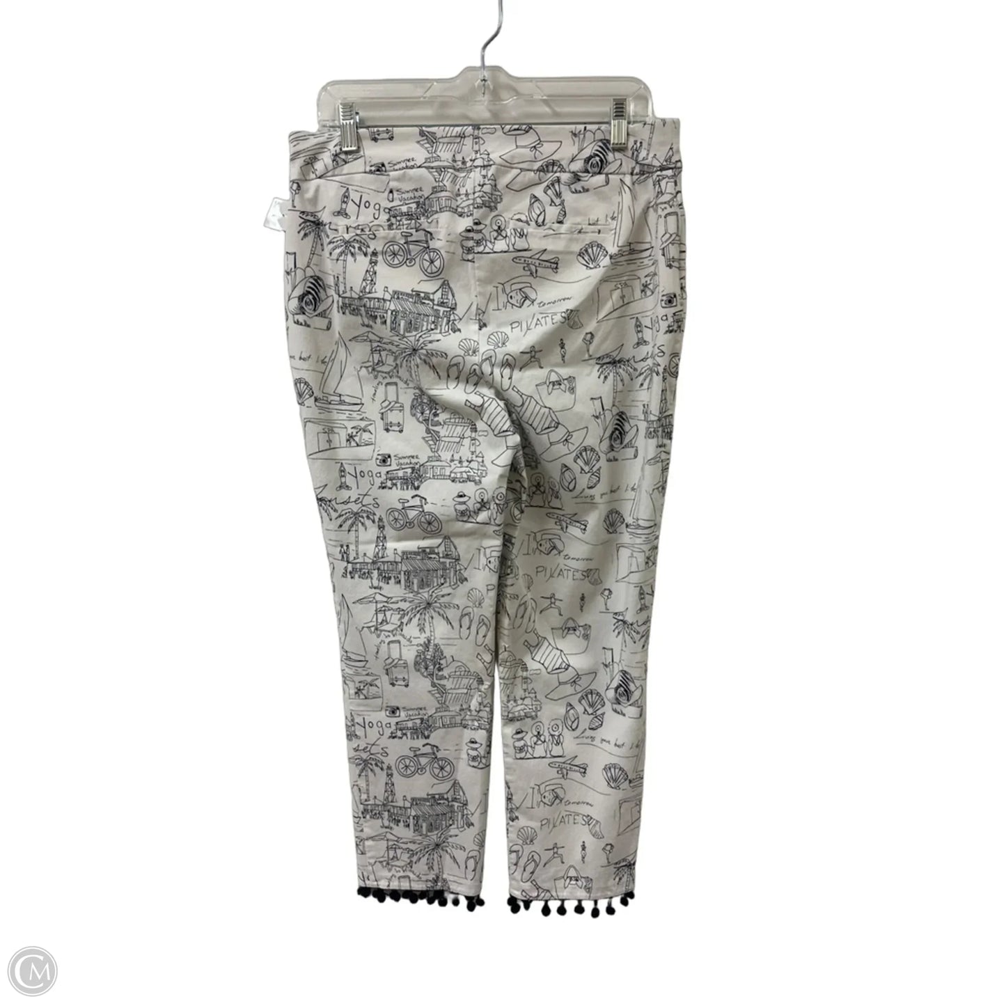 Pants Leggings By Chicos In White, Size: 10