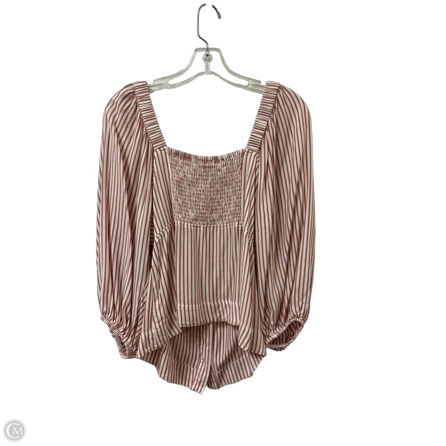 Top Long Sleeve By Cabi In Orange, Size: M