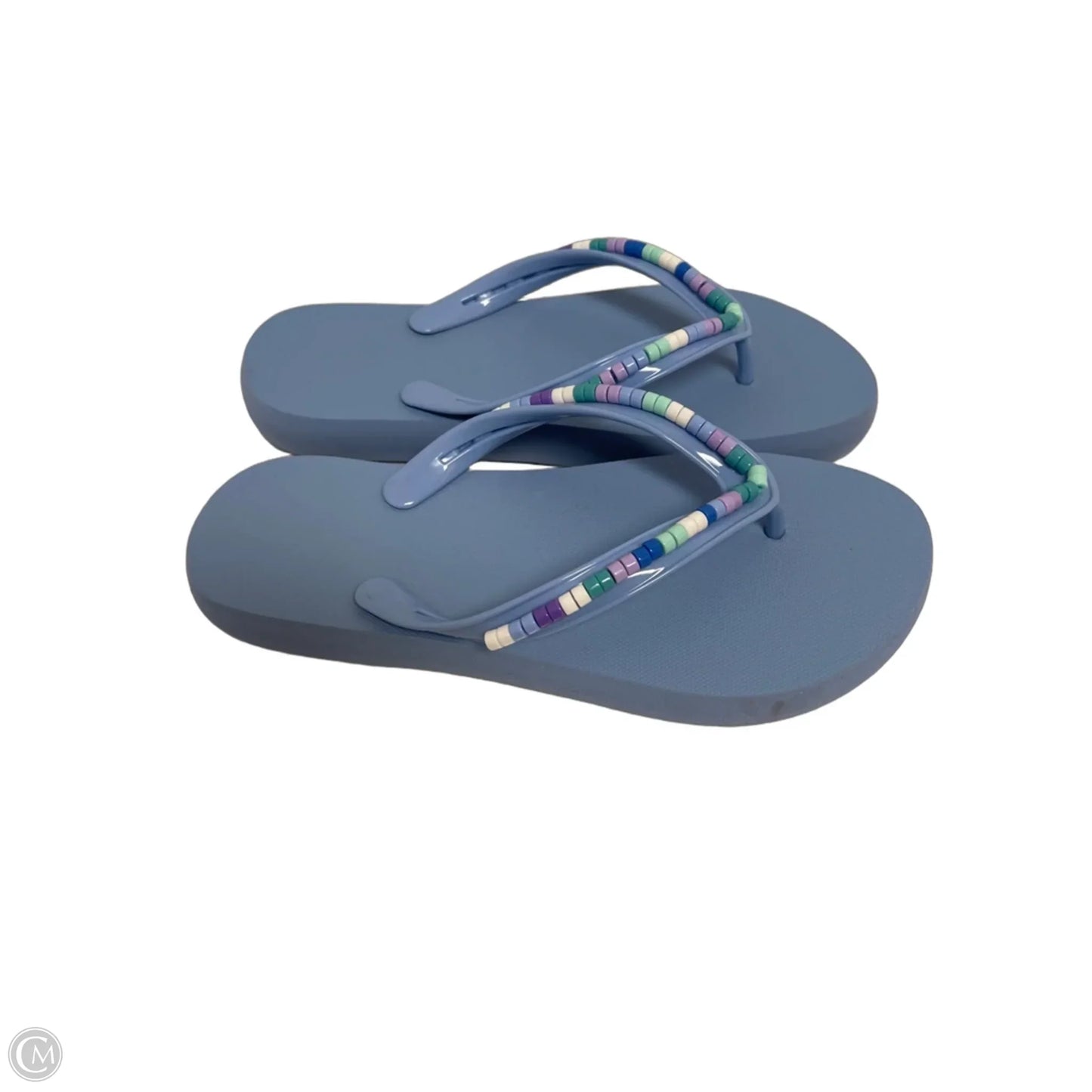 Sandals Flip Flops By Clothes Mentor In Blue, Size: 6