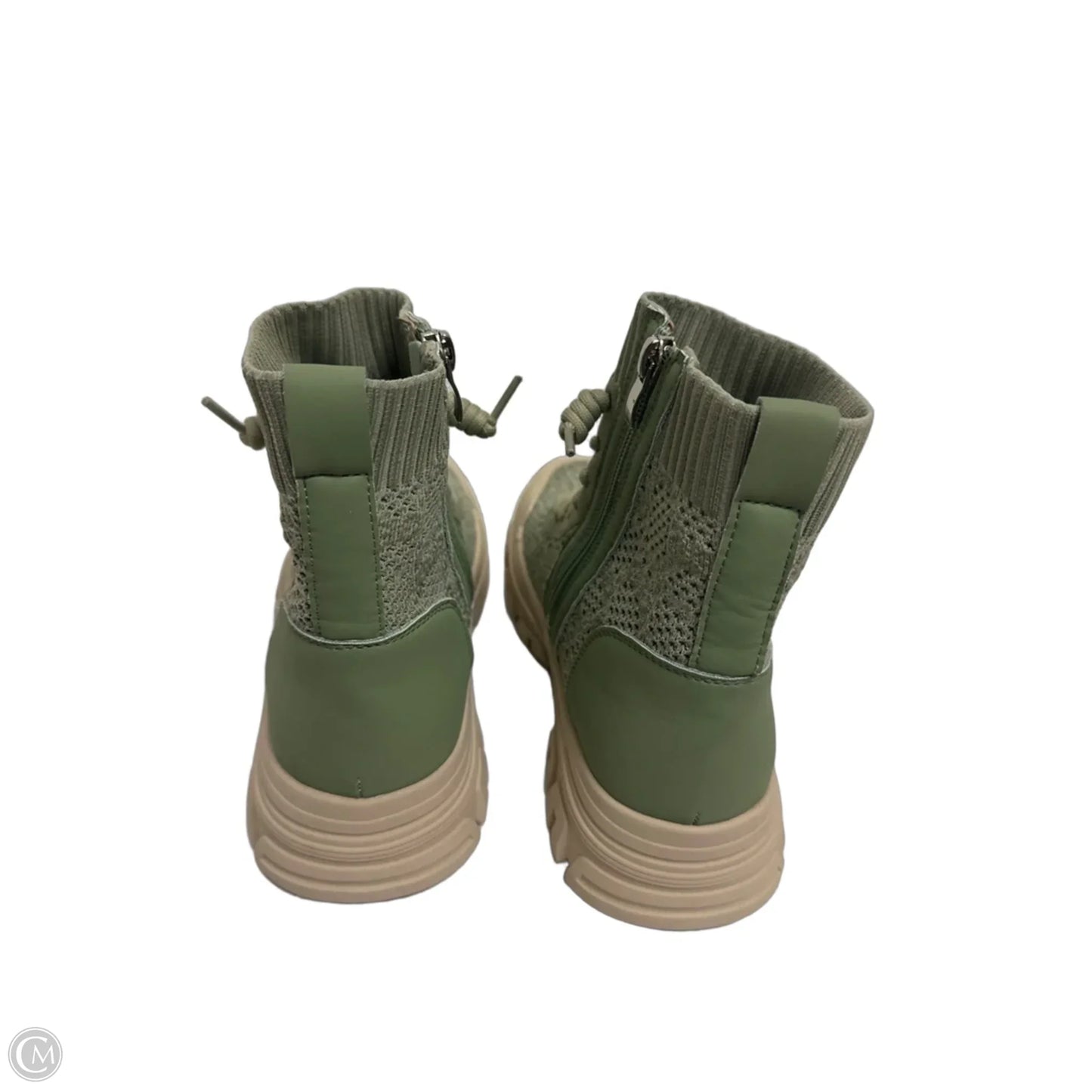 Shoes Sneakers By Clothes Mentor In Green, Size: 9