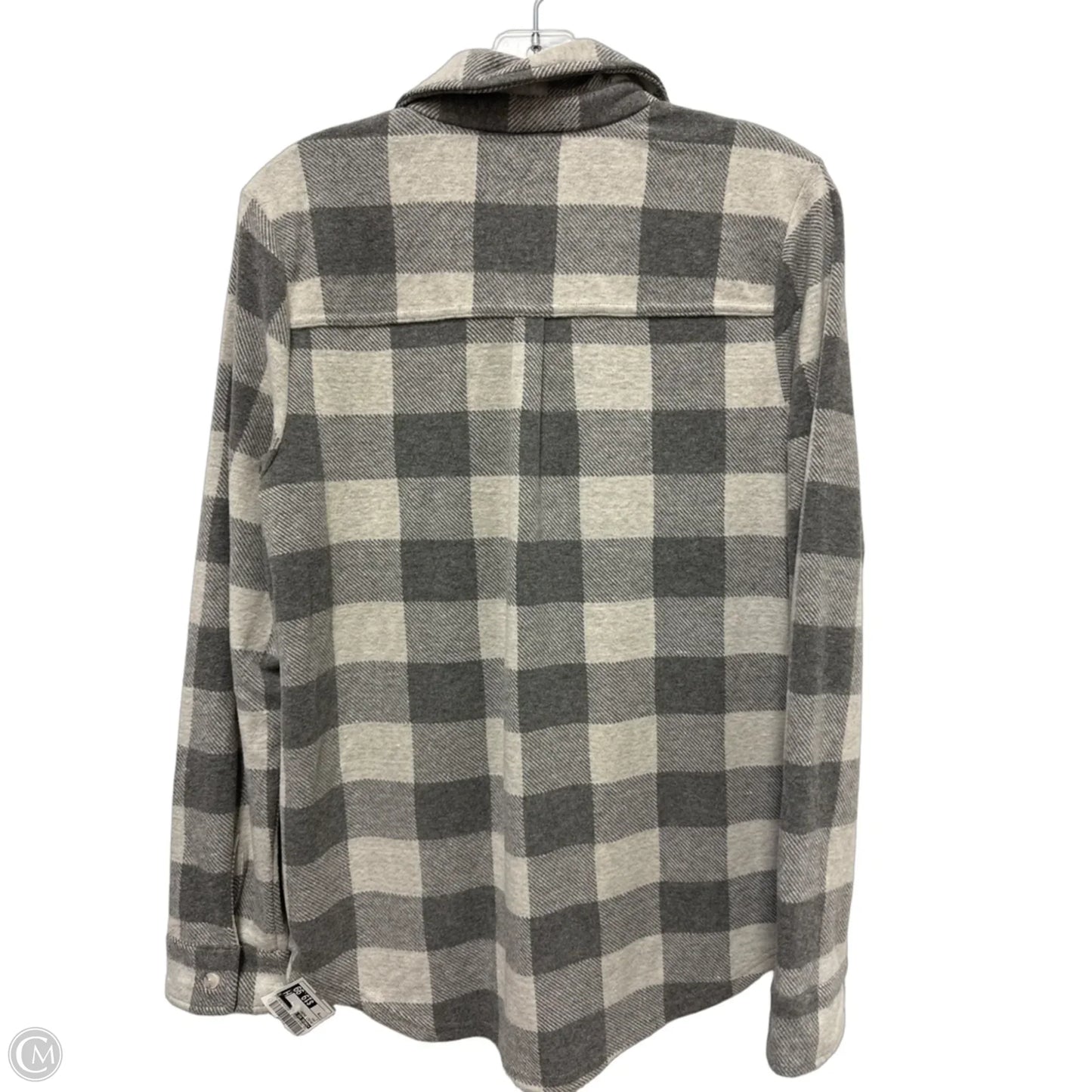 Jacket Shirt By Thread And Supply In Grey, Size: M