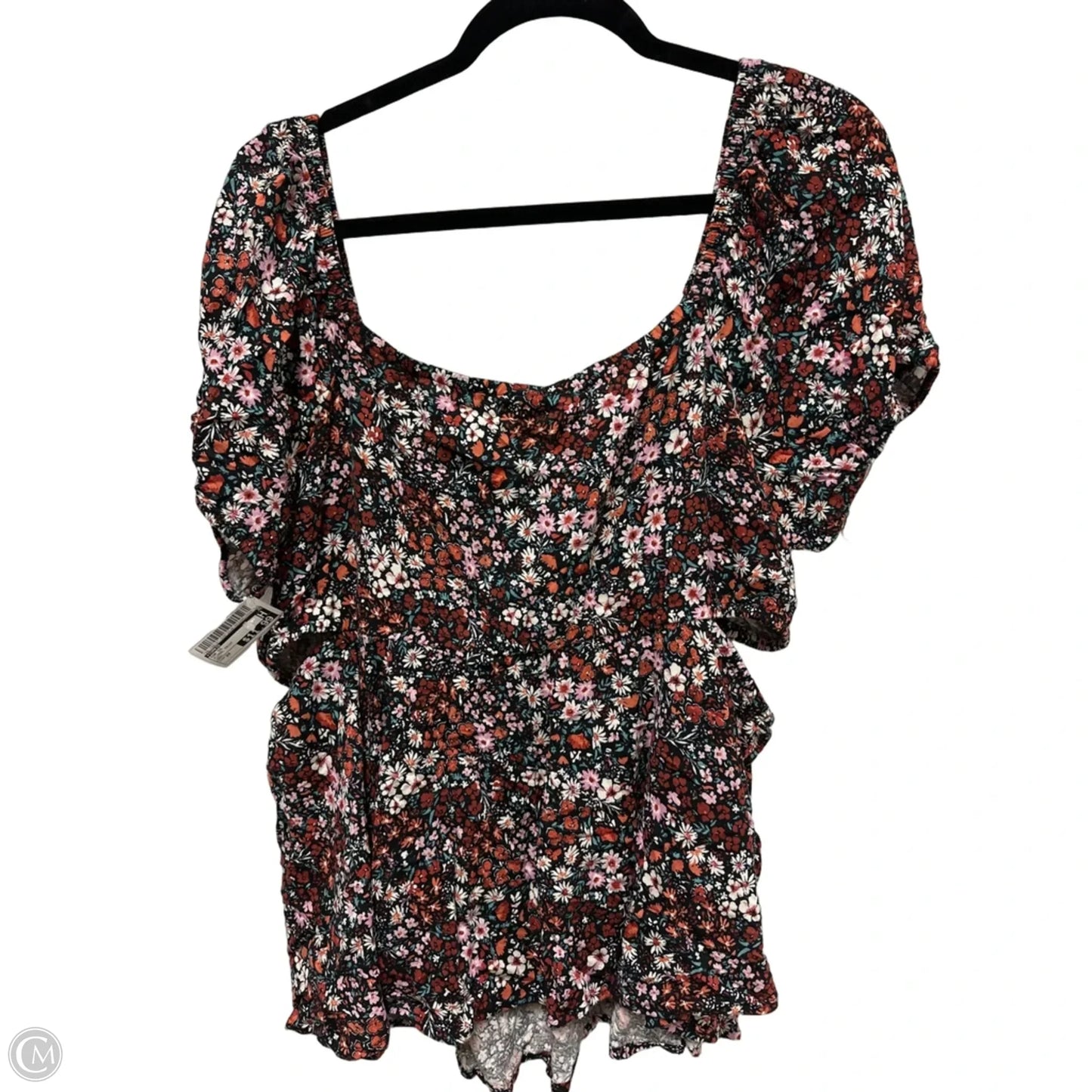 Top Short Sleeve By Torrid In Floral Print, Size: 2x