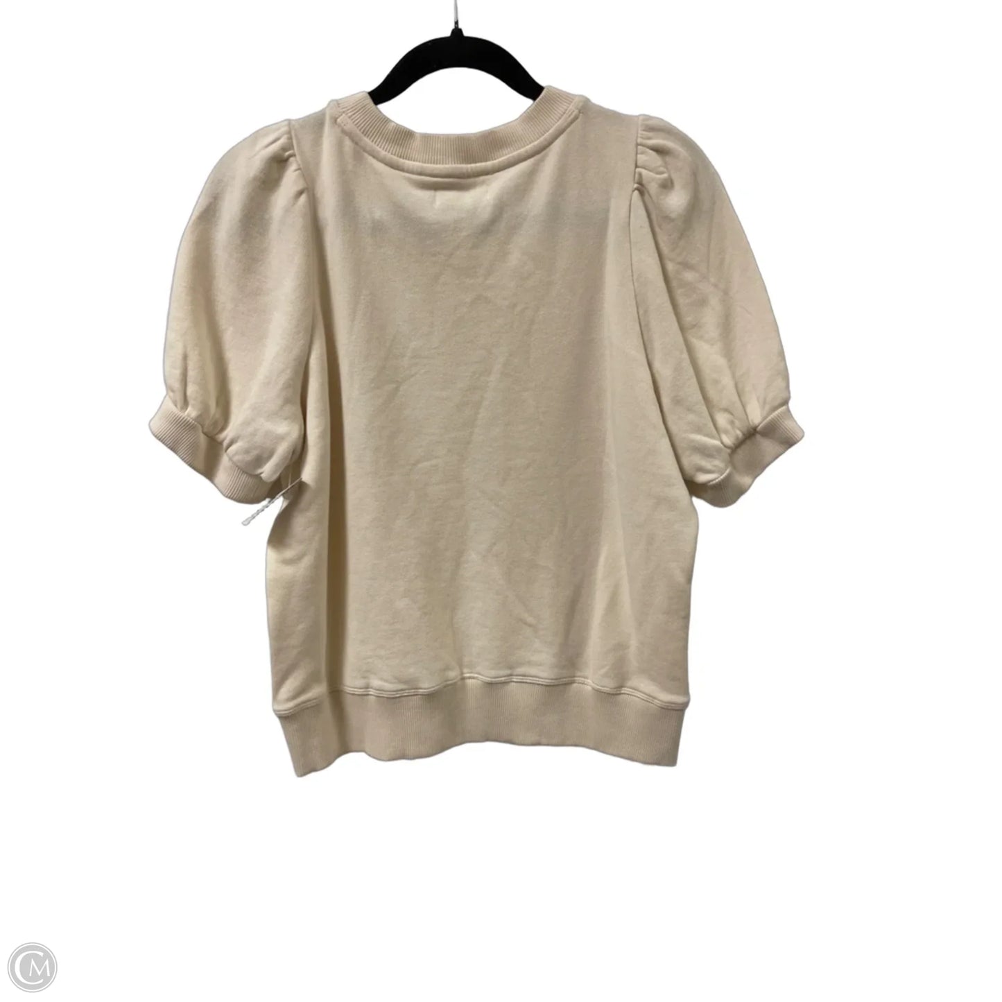 Sweater Short Sleeve By Maeve In Cream, Size: S
