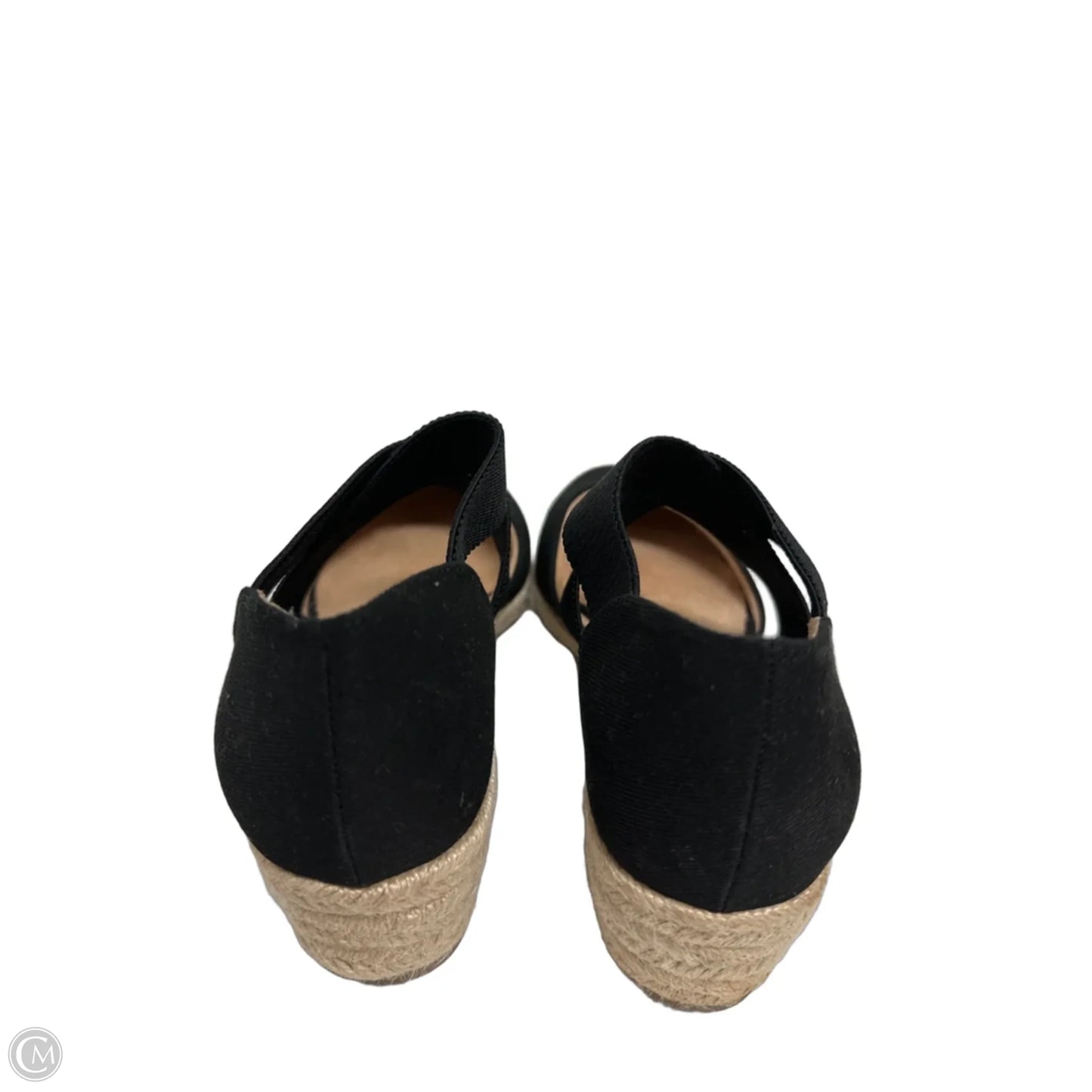 Shoes Heels Wedge By Life Stride In Black, Size: 8.5