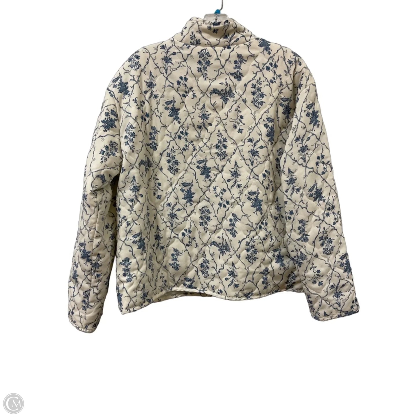 Jacket Puffer & Quilted By Polygram In Blue, Size: L