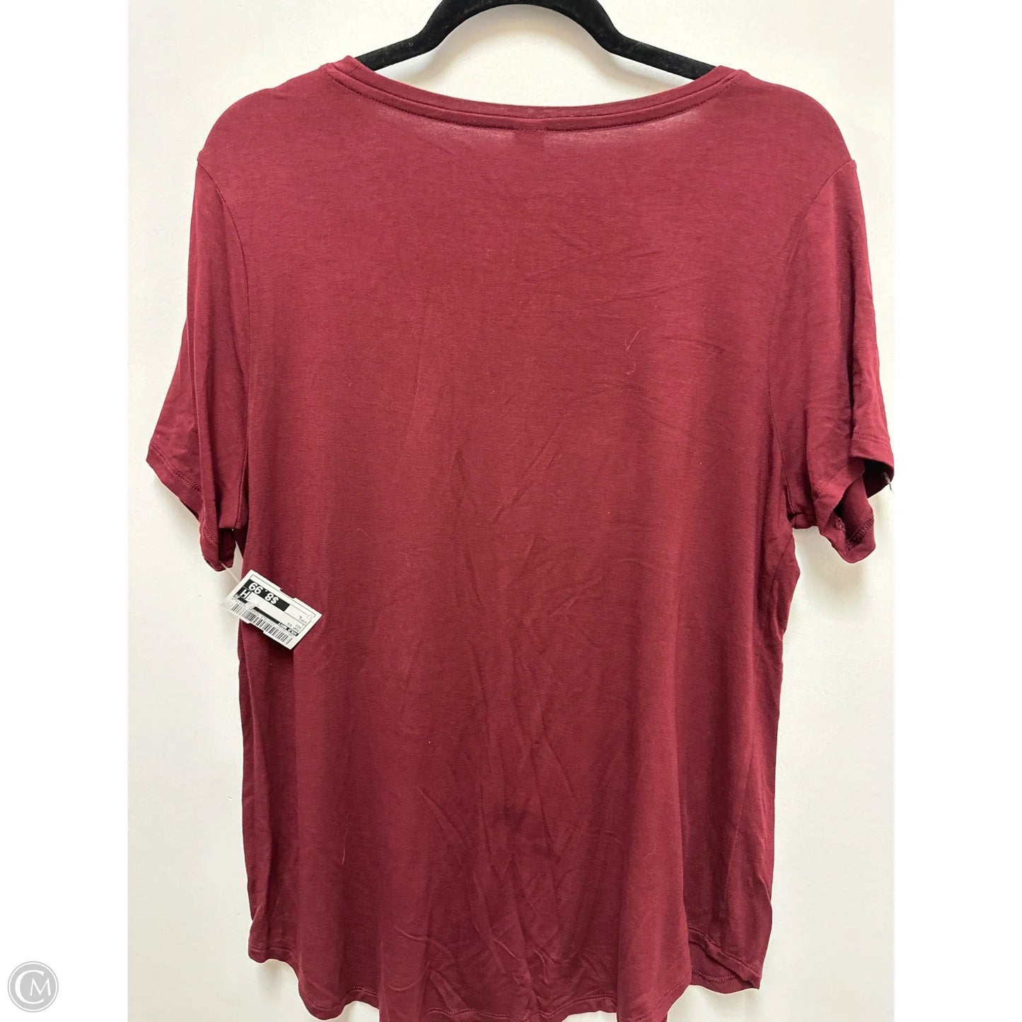 Top Short Sleeve By Old Navy In Red, Size: L