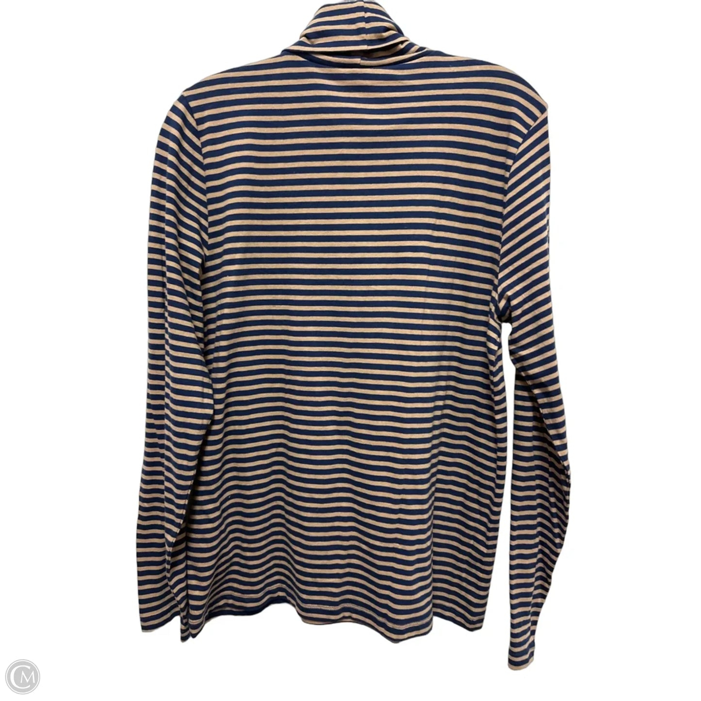 Top Long Sleeve By J. Crew In Striped Pattern, Size: L