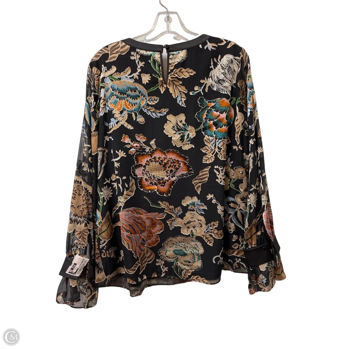Top Long Sleeve By Soft Surroundings In Floral Print, Size: L