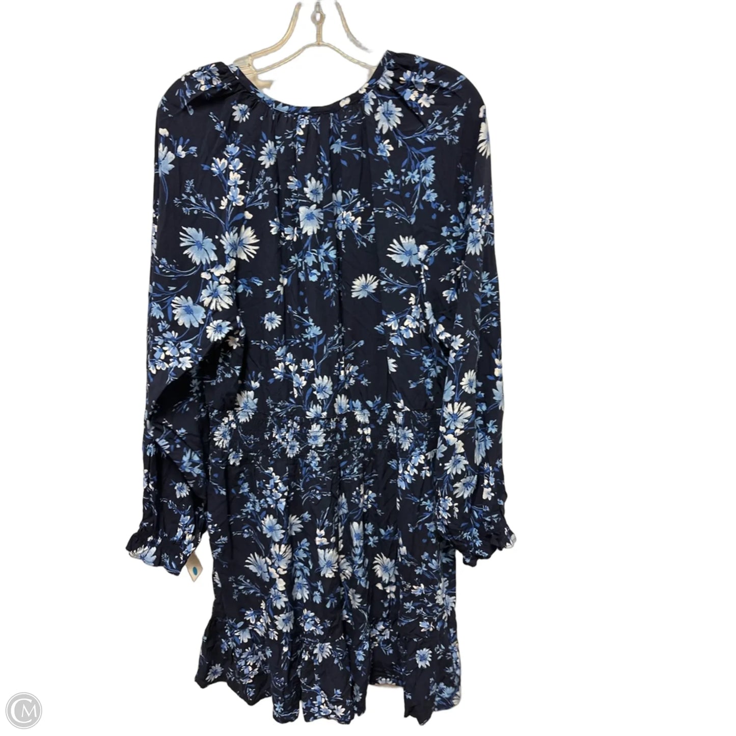 Dress Casual Midi By Gap In Blue, Size: L