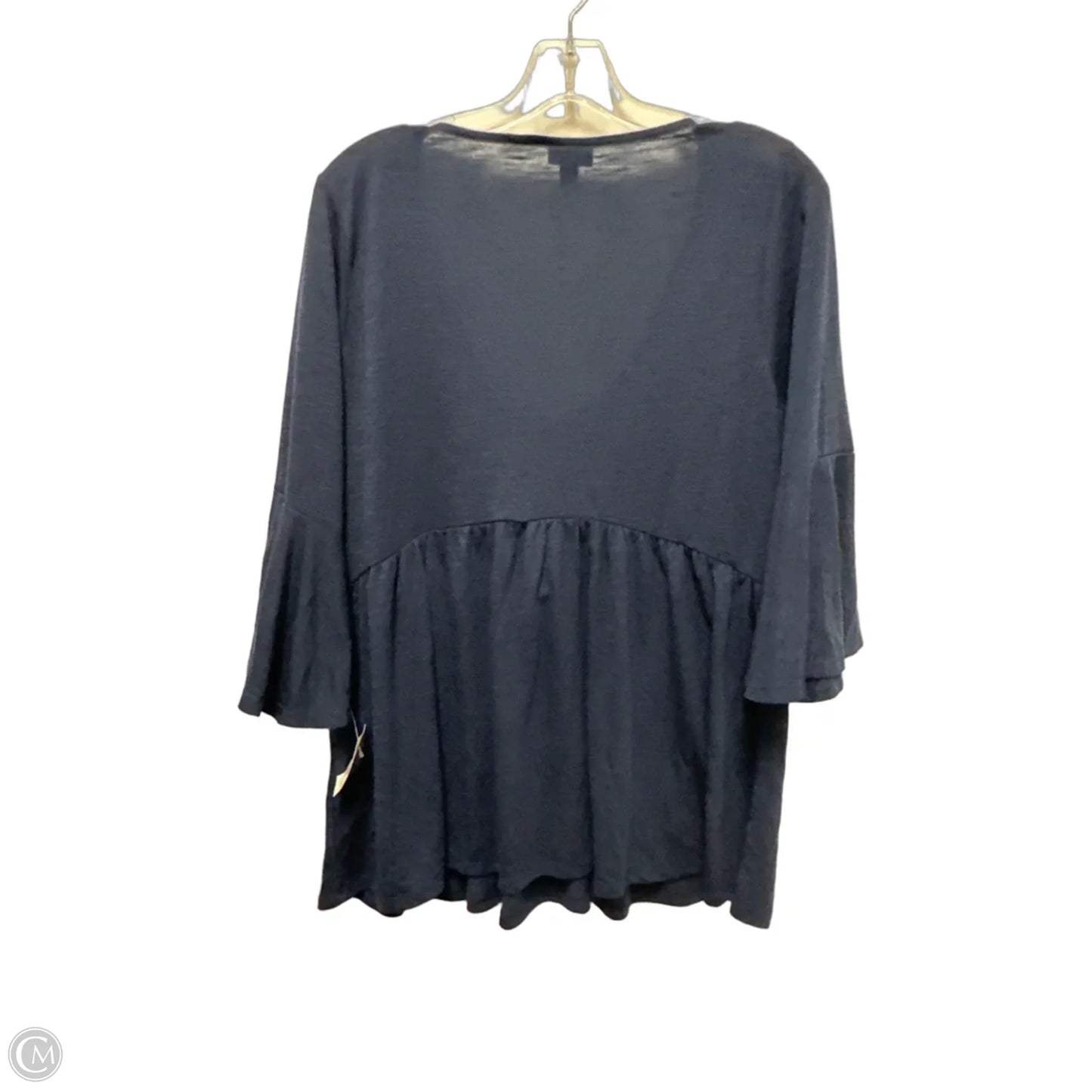 Top Long Sleeve By Torrid In Navy, Size: Xl