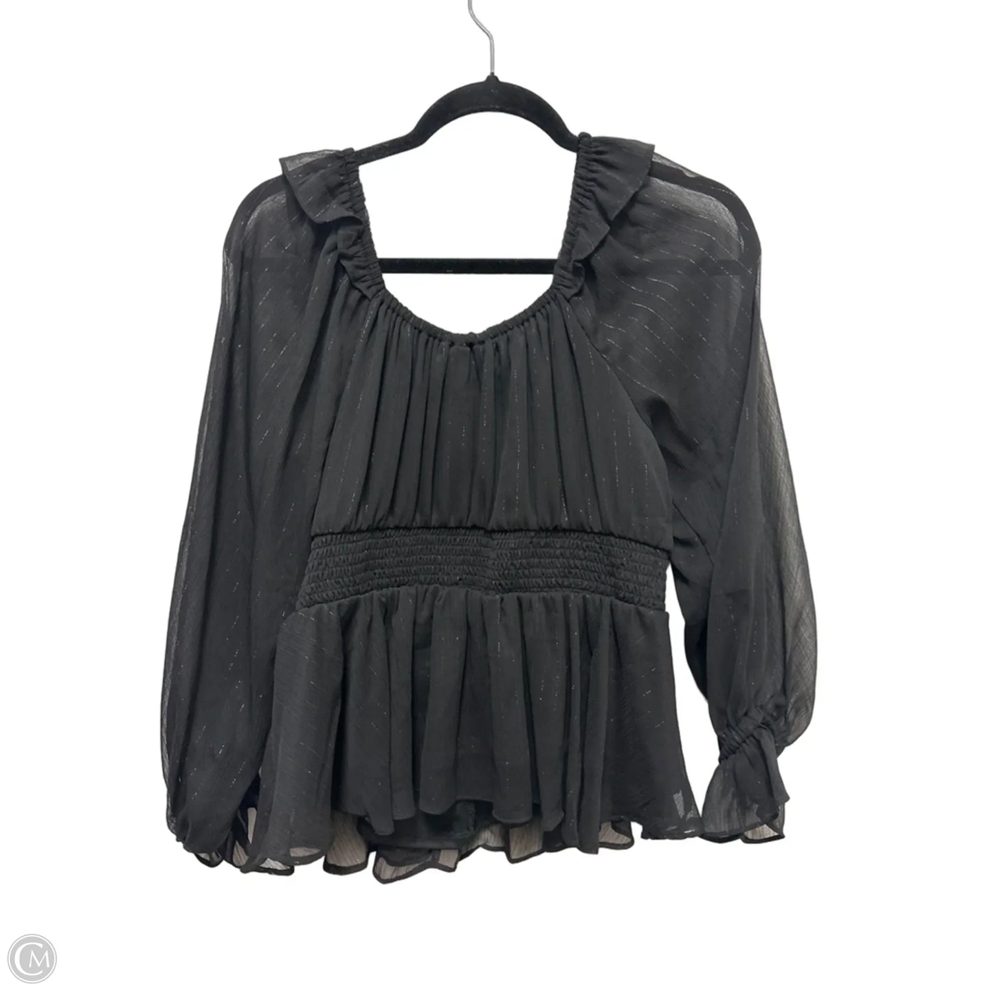 Top Long Sleeve By Torrid In Black, Size: L