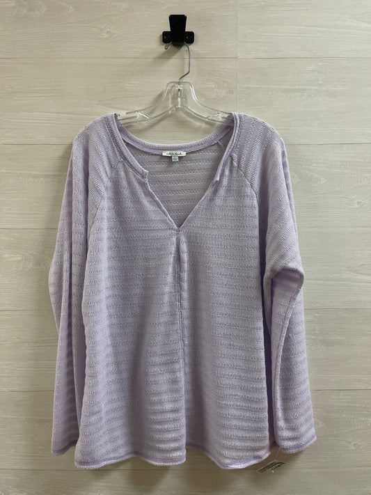 Top Long Sleeve By White Birch  Size: L