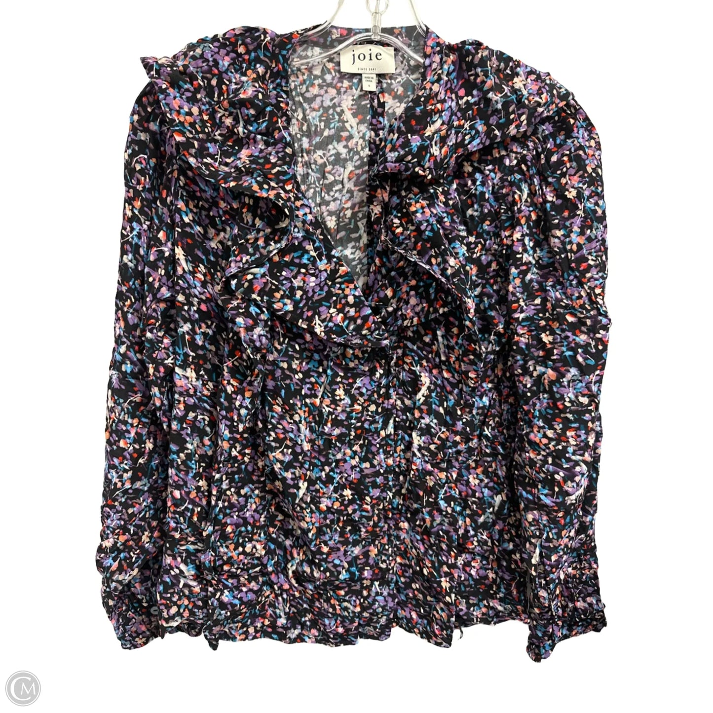 Top Long Sleeve By Joie In Purple, Size: S