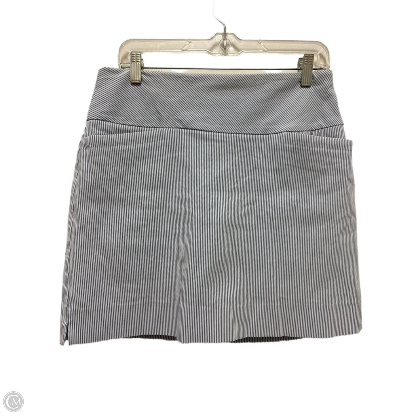 Skort By Sc & Co In Blue & White, Size: 8