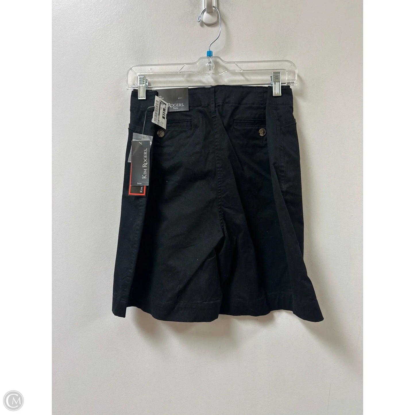 Shorts By Kim Rogers In Black, Size: 16