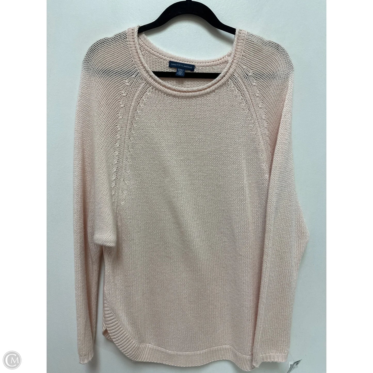 Sweater By Saks Fifth Avenue In Pink, Size: M