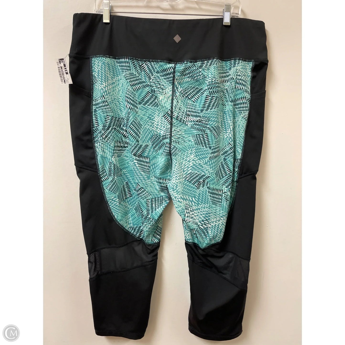 Athletic Capris By Clothes Mentor In Green, Size: 3x