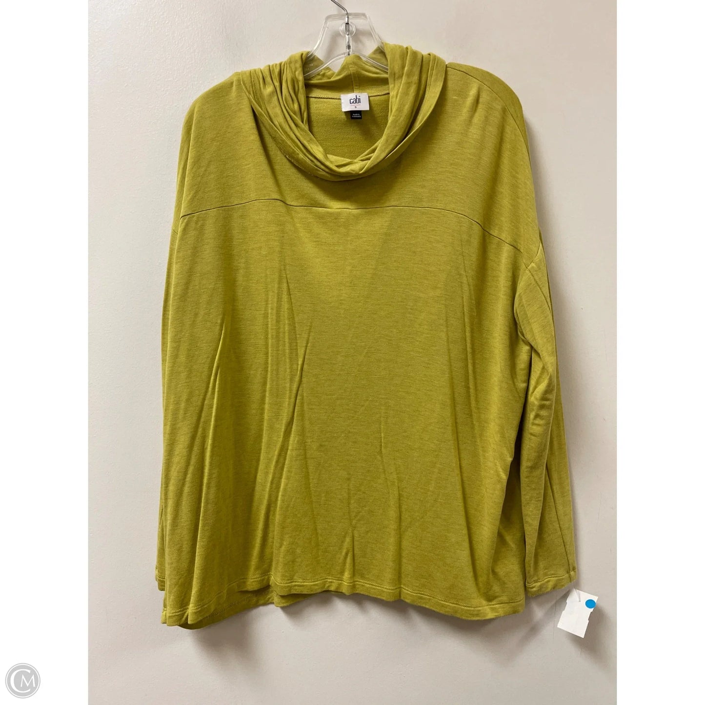 Top Long Sleeve By Cabi In Chartreuse, Size: S