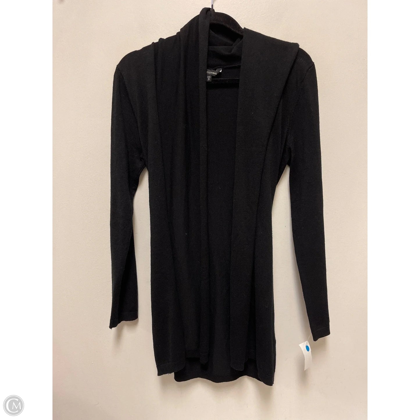 Sweater Cardigan By Clothes Mentor In Black, Size: S