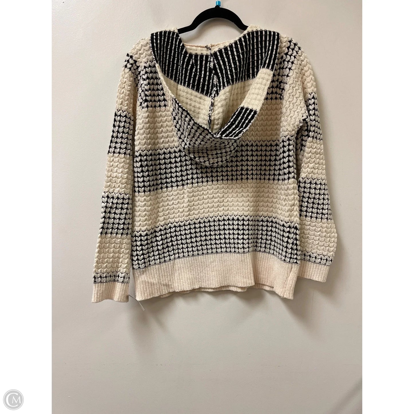 Sweater Cardigan By Clothes Mentor In Floral Print, Size: L