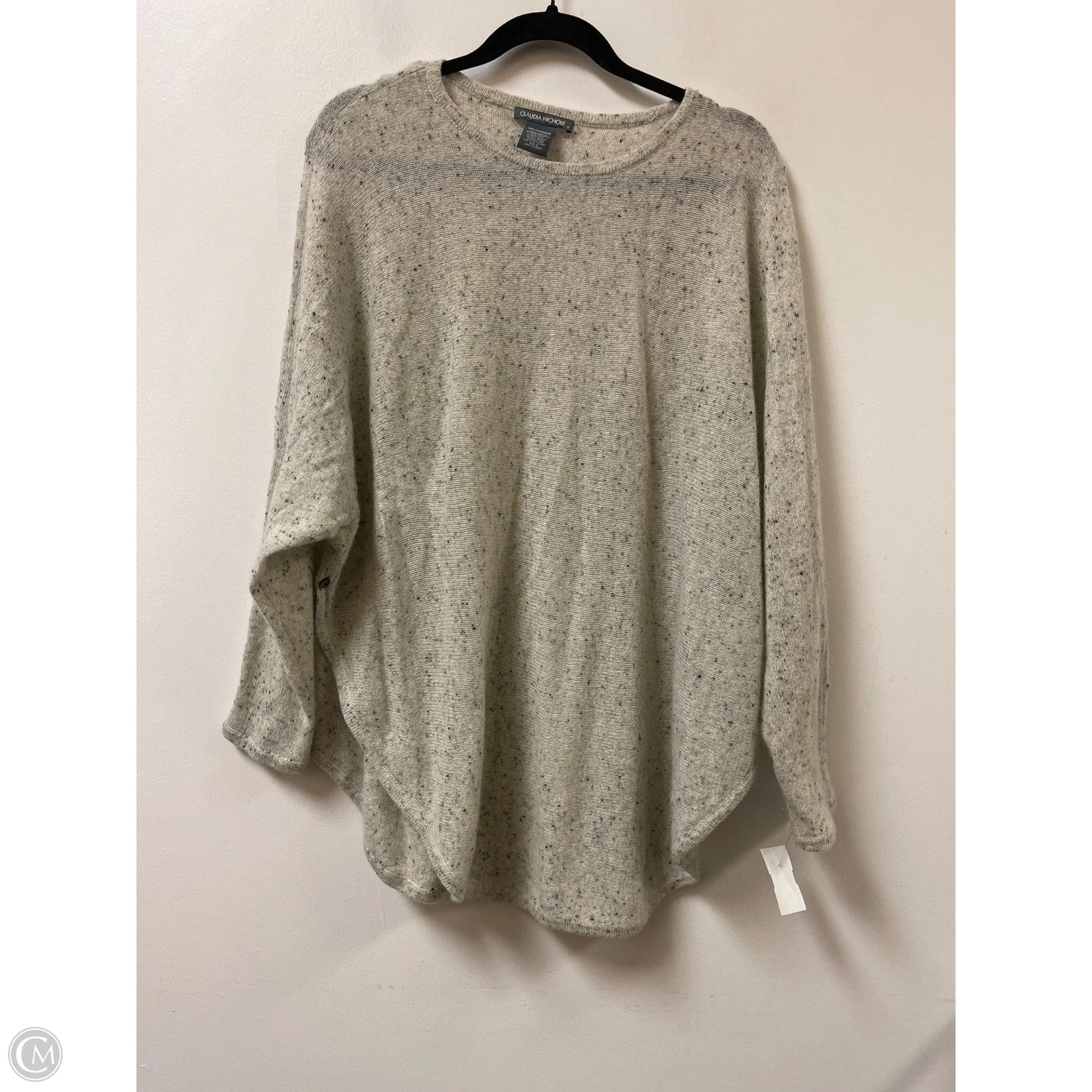 Sweater Cashmere By Clothes Mentor In Grey, Size: M