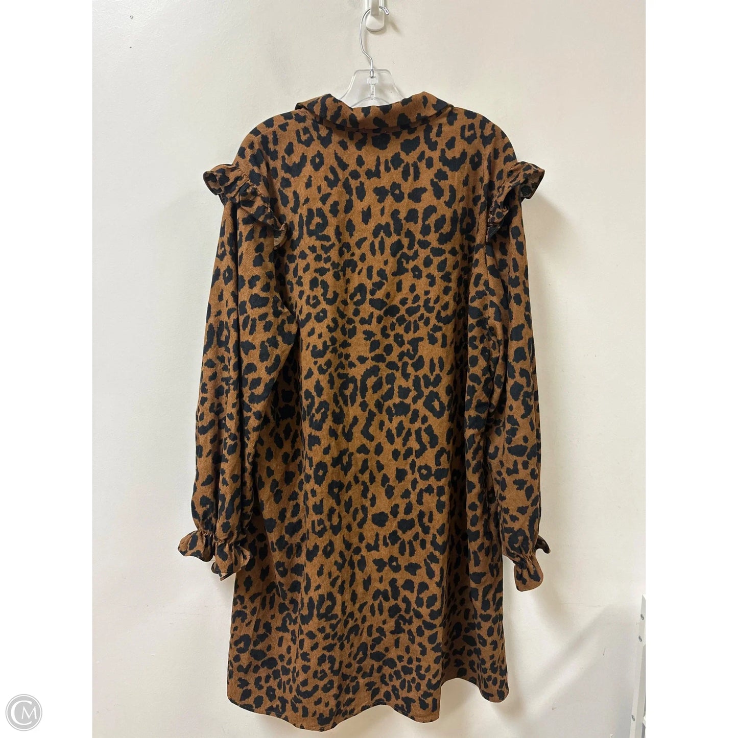 Dress Casual Short By Clothes Mentor In Animal Print, Size: 2x