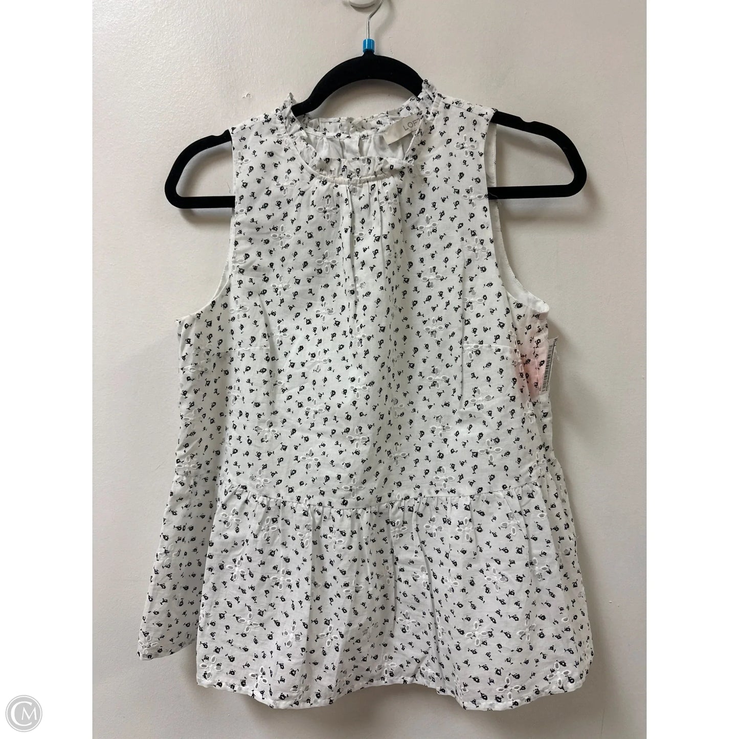 Top Sleeveless By Loft In White, Size: Xs