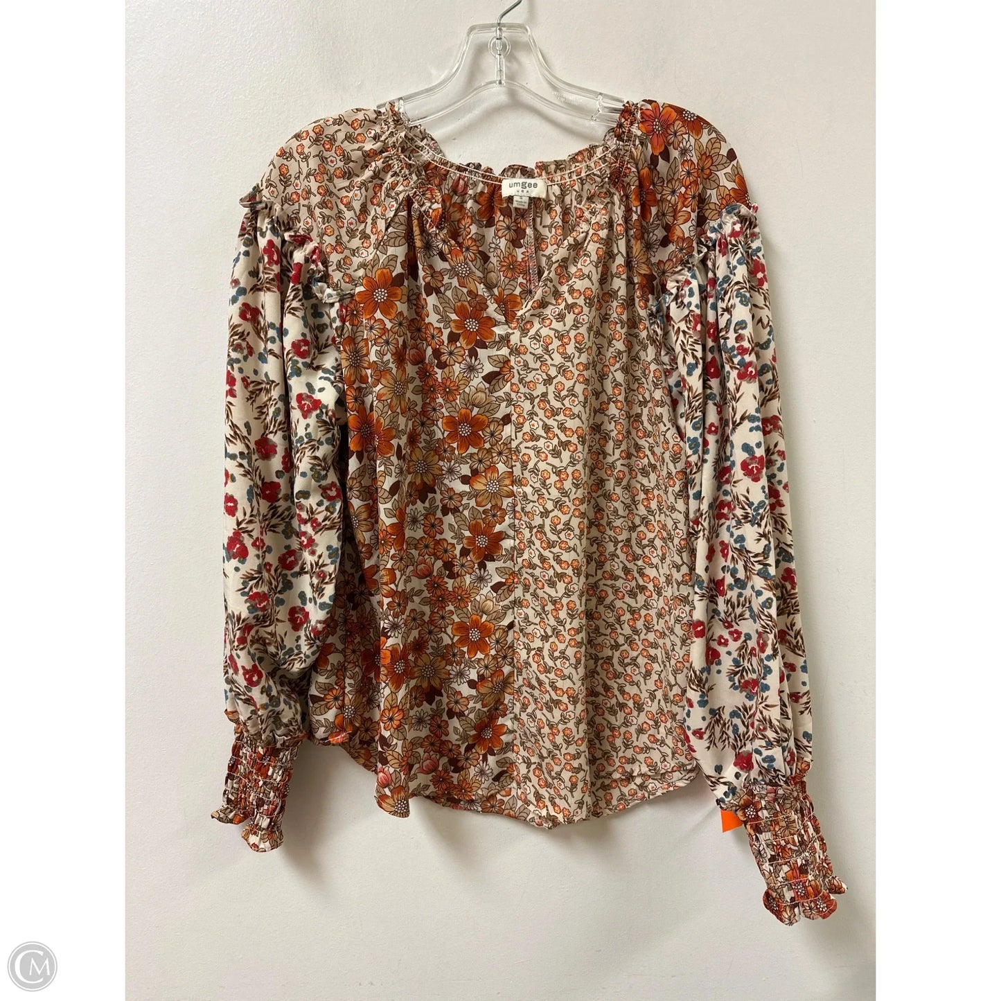 Top Long Sleeve By Umgee In Orange, Size: S