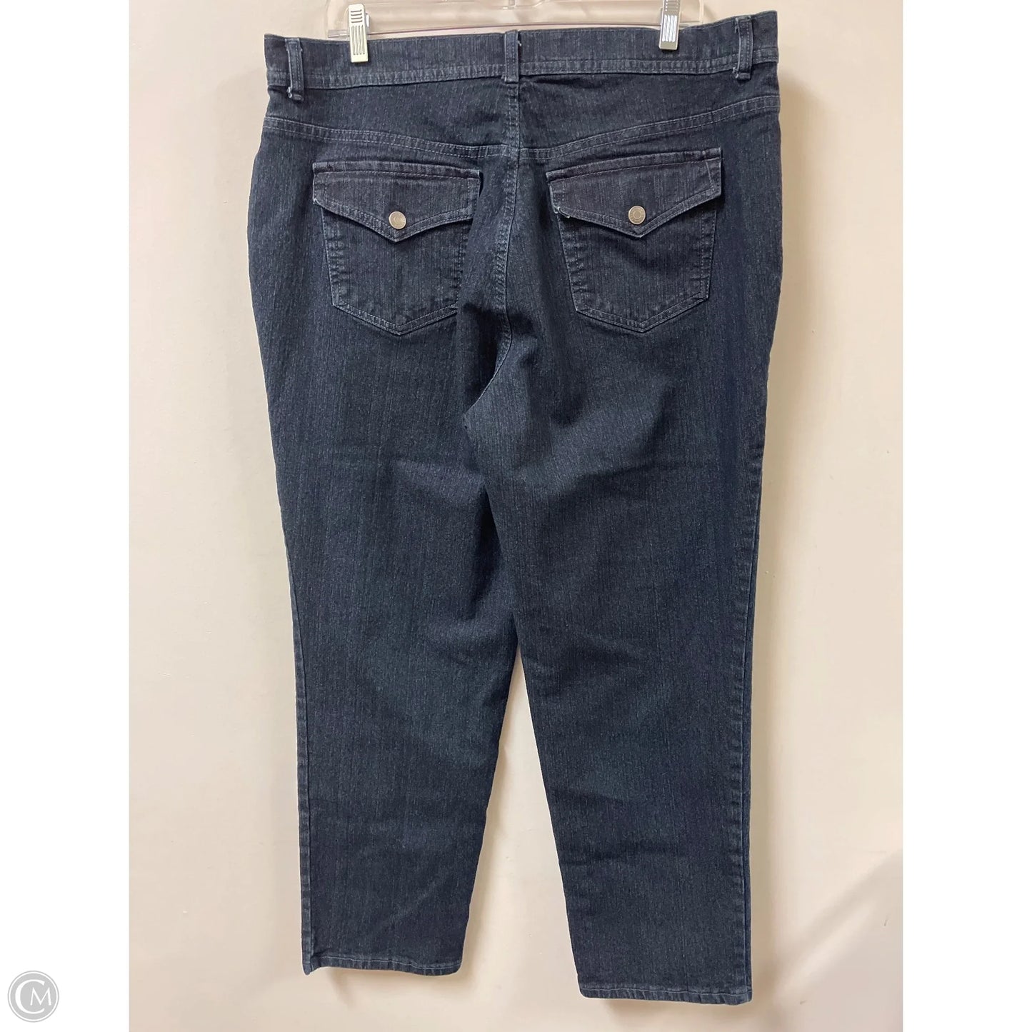 Jeans Boyfriend By Gloria Vanderbilt In Blue Denim, Size: 18