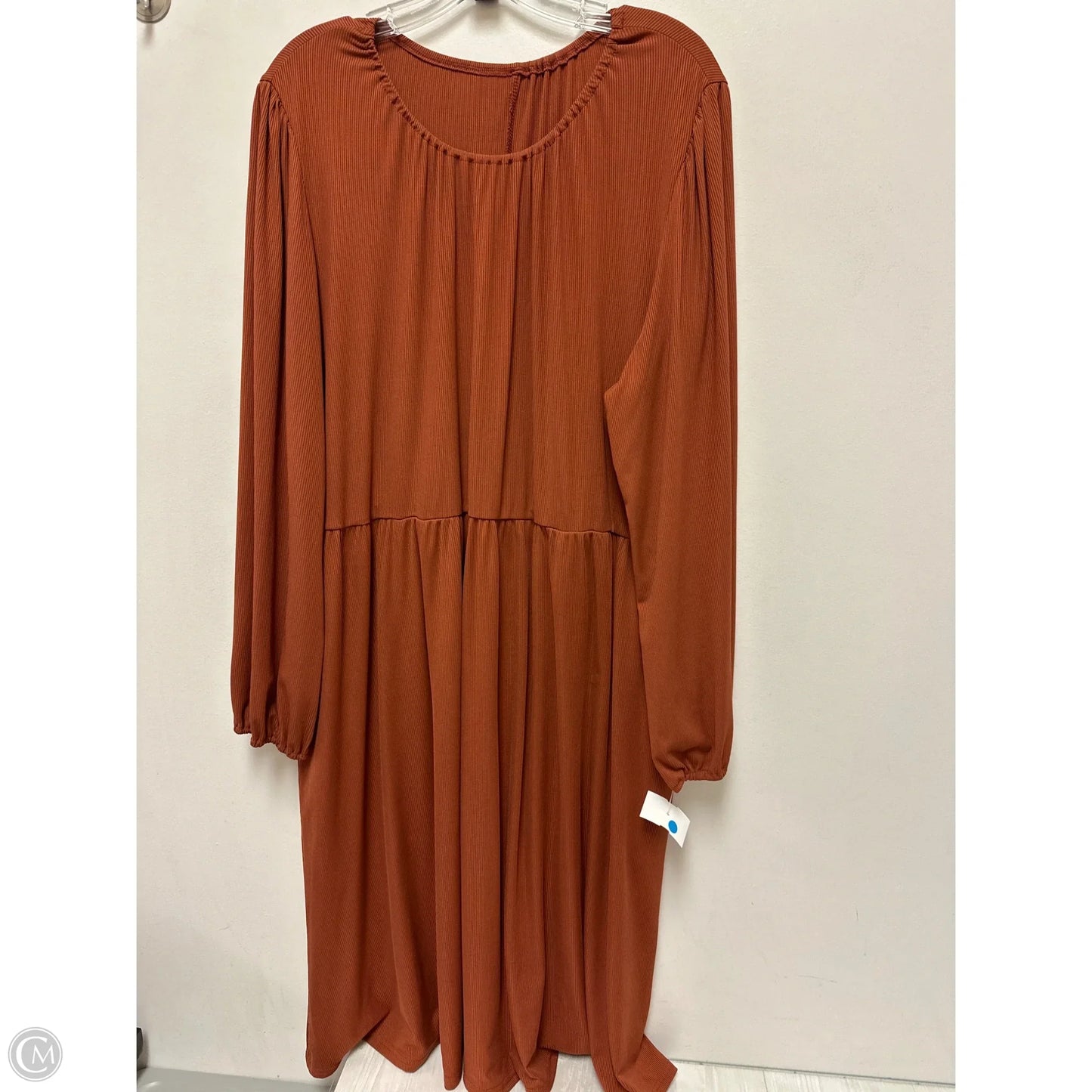 Dress Casual Short By Shein In Orange, Size: 3x