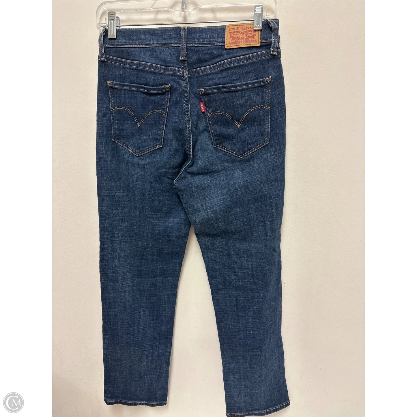Jeans Skinny By Levis In Blue Denim, Size: 6