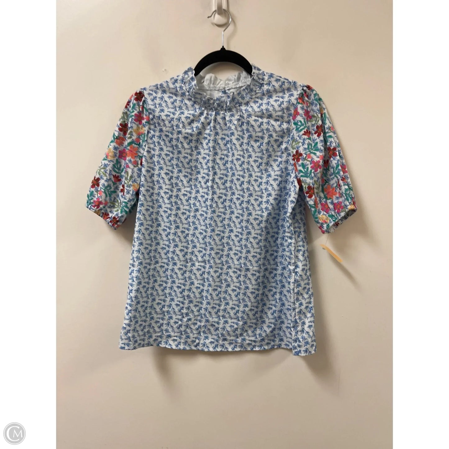 Top Short Sleeve By Clothes Mentor In Blue, Size: S