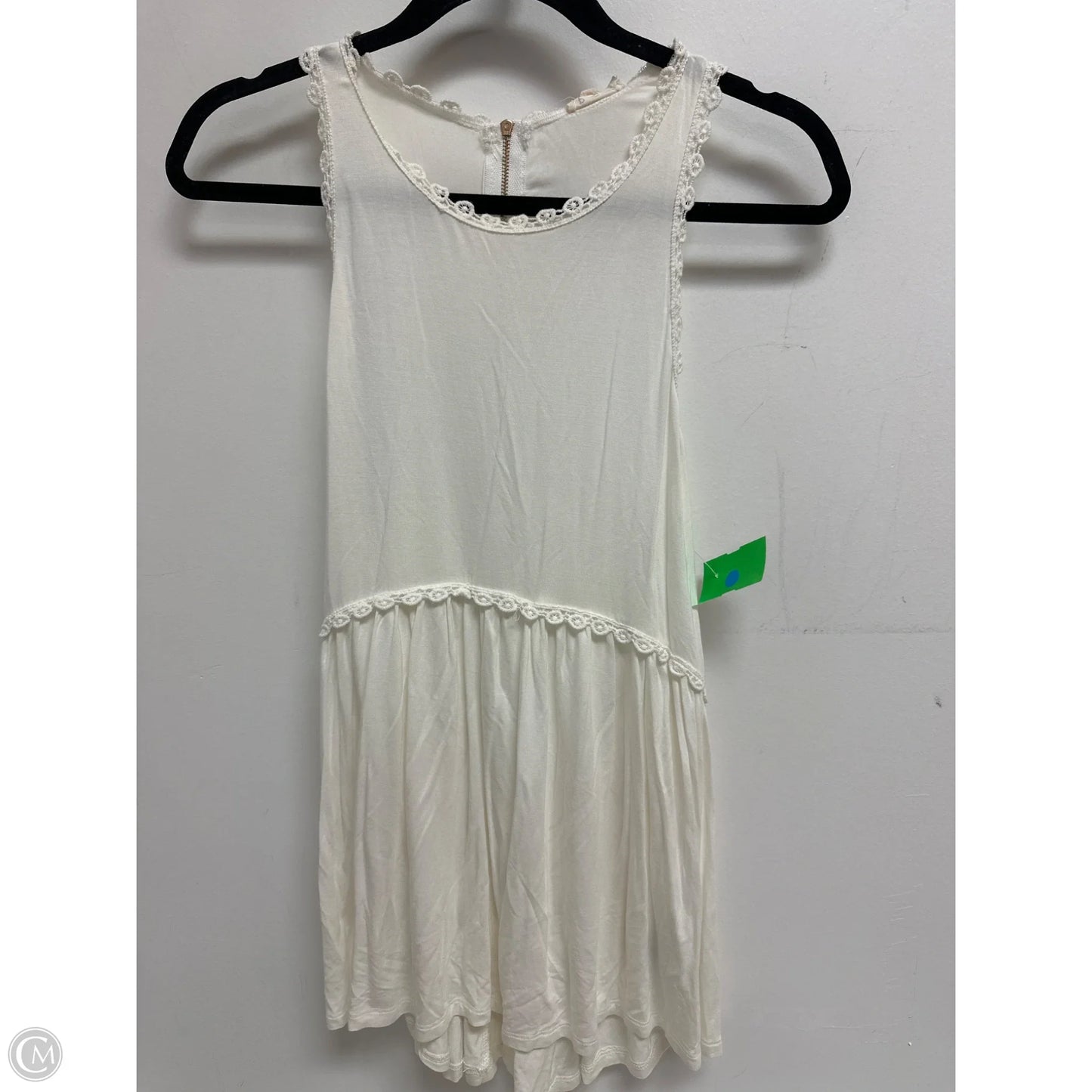 Tunic Sleeveless By Pol In White, Size: S
