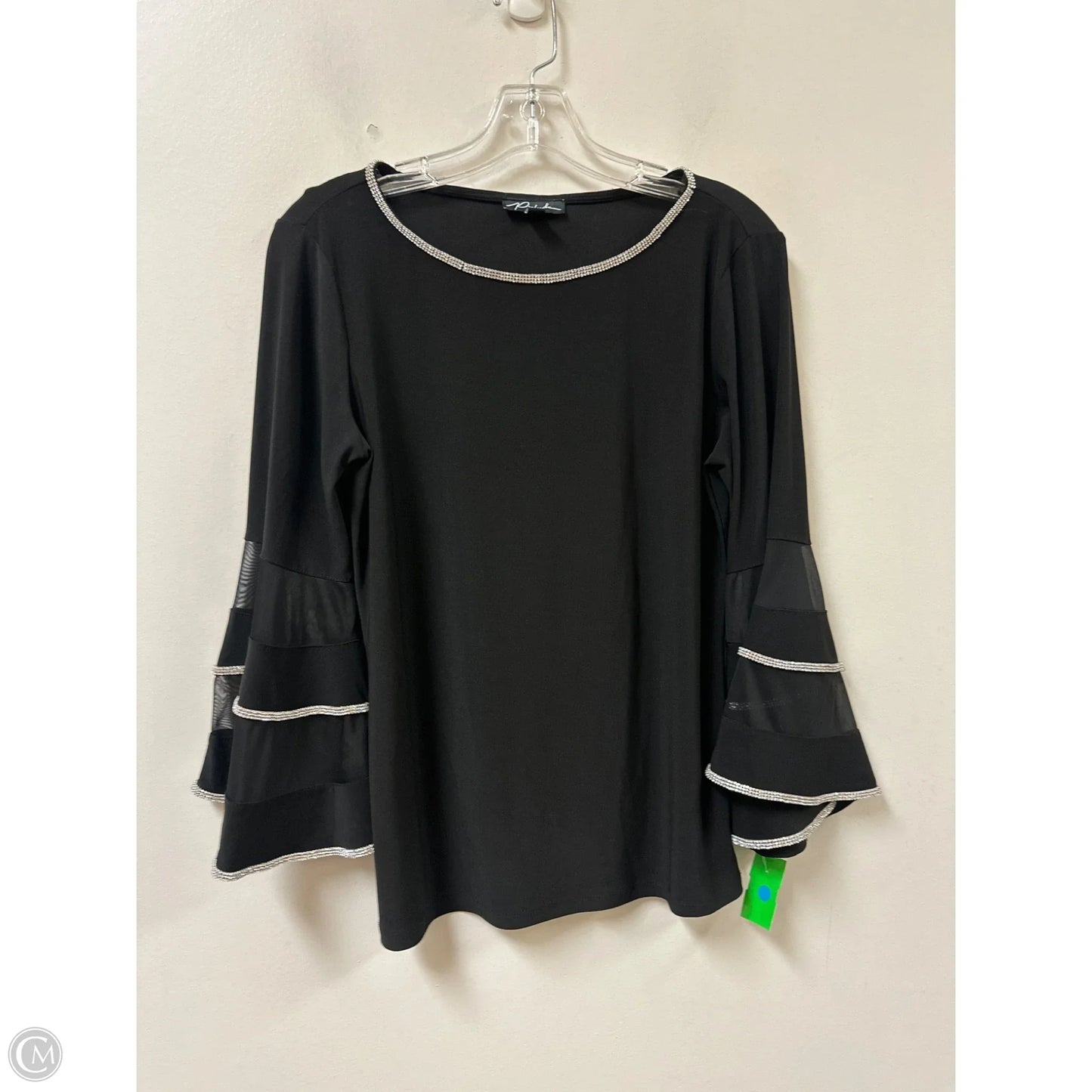 Top Long Sleeve By Clothes Mentor In Black, Size: S