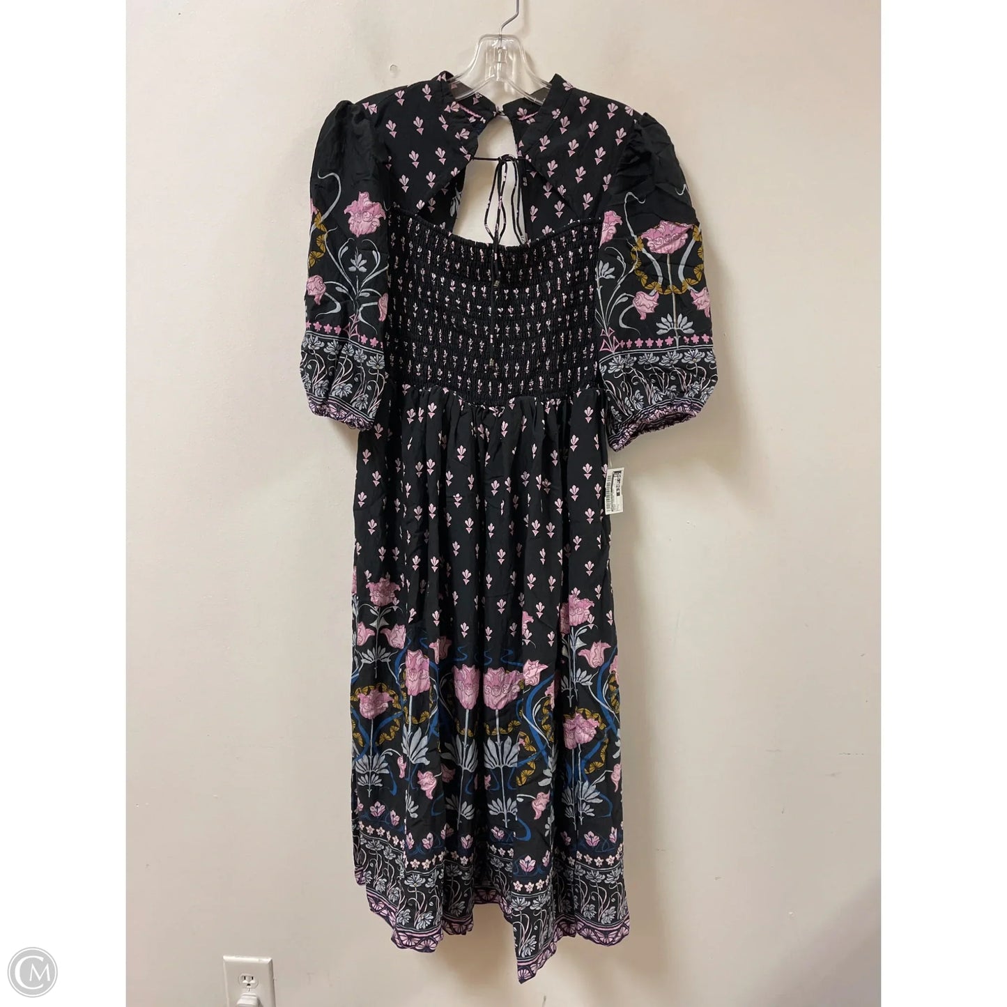 Dress Casual Midi By Anthropologie In Black, Size: L