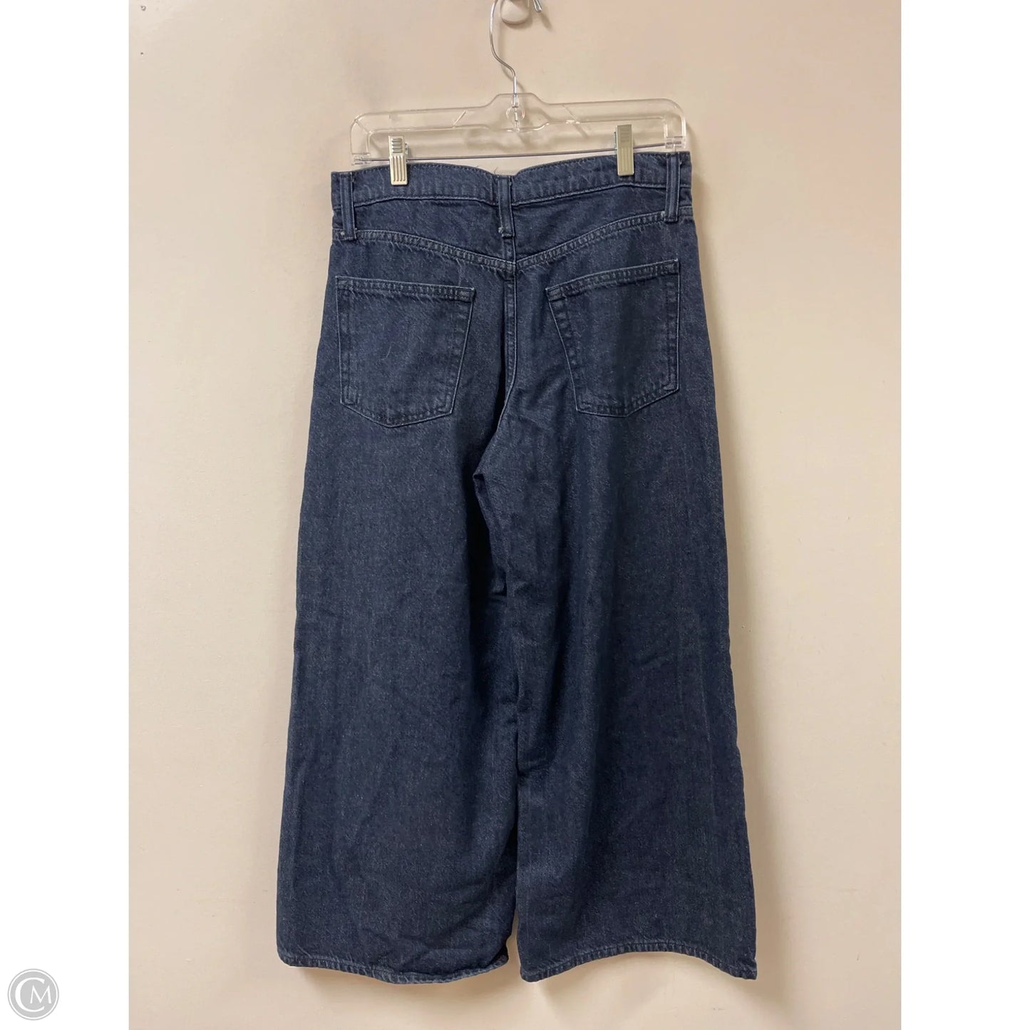Jeans Wide Leg By Gap In Blue Denim, Size: 4