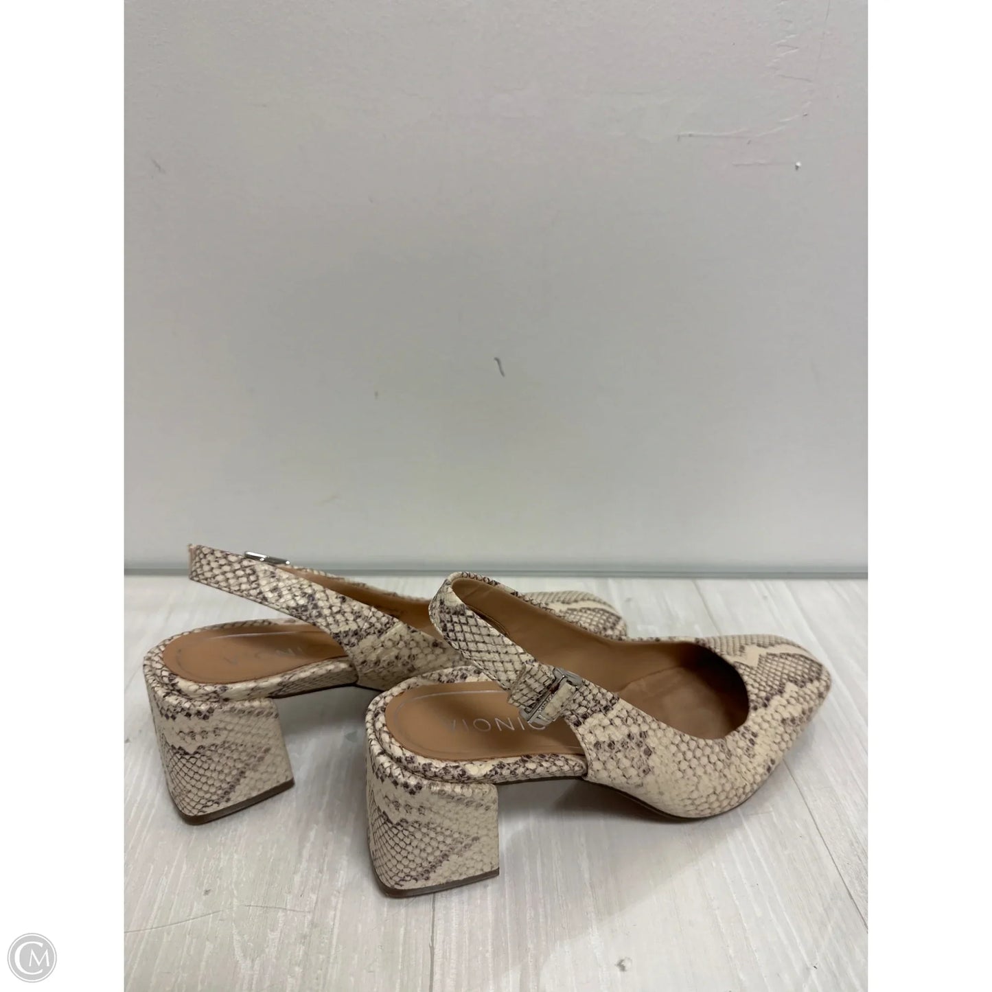 Shoes Heels Block By Vionic In Snakeskin Print, Size: 7.5