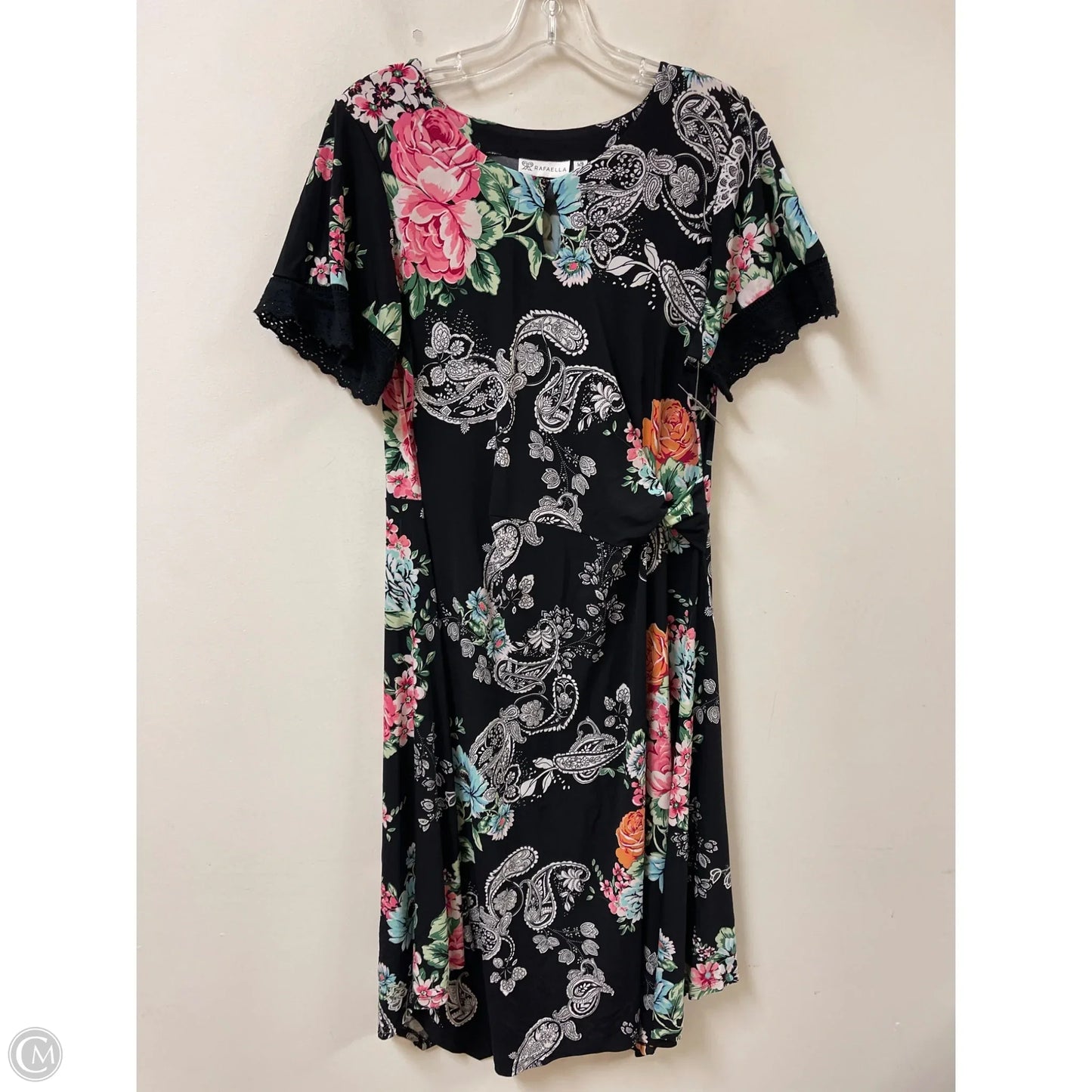 Dress Casual Maxi By Rafaella In Black, Size: L