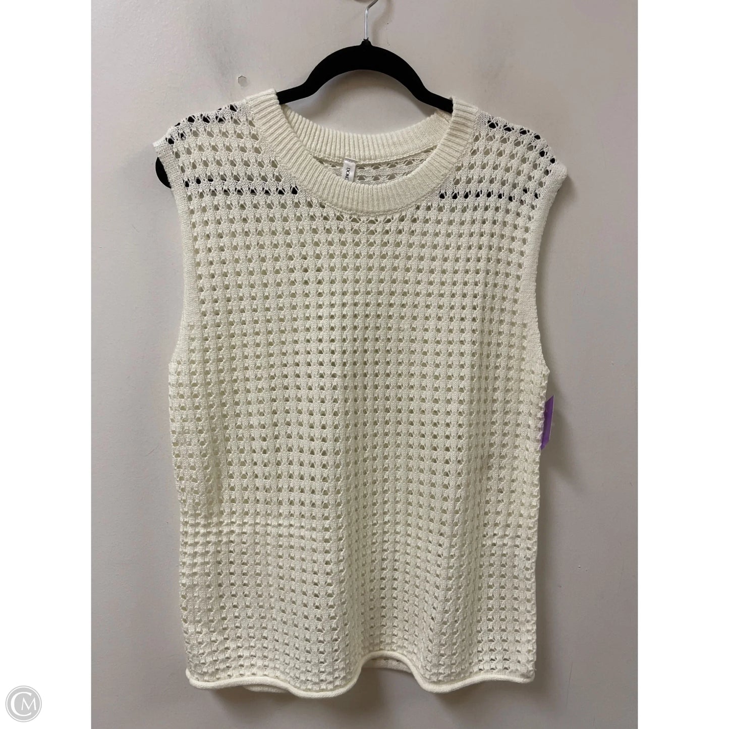 Sweater Short Sleeve By Dokotoo In Cream, Size: M
