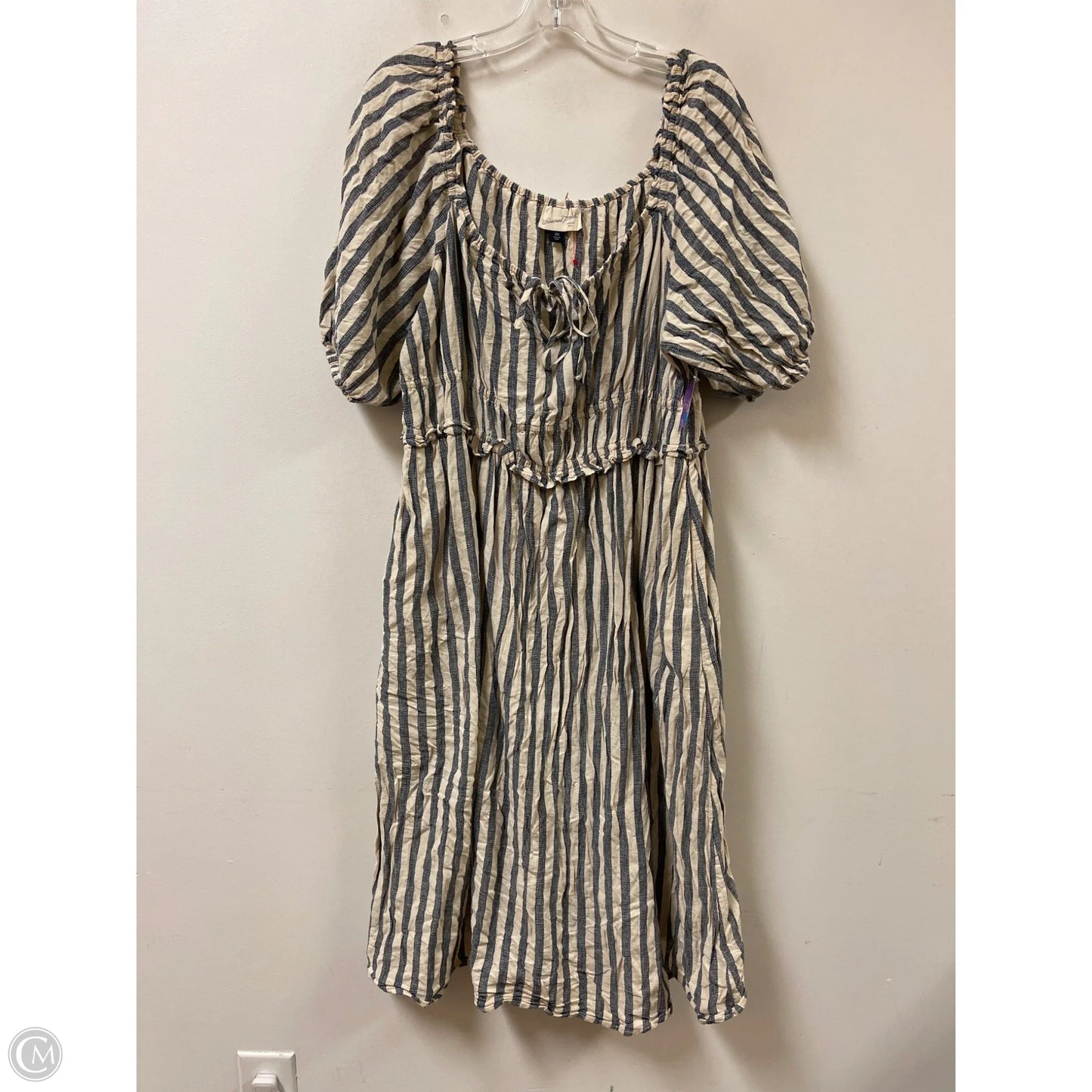 Dress Casual Midi By Universal Thread In Cream, Size: 2x